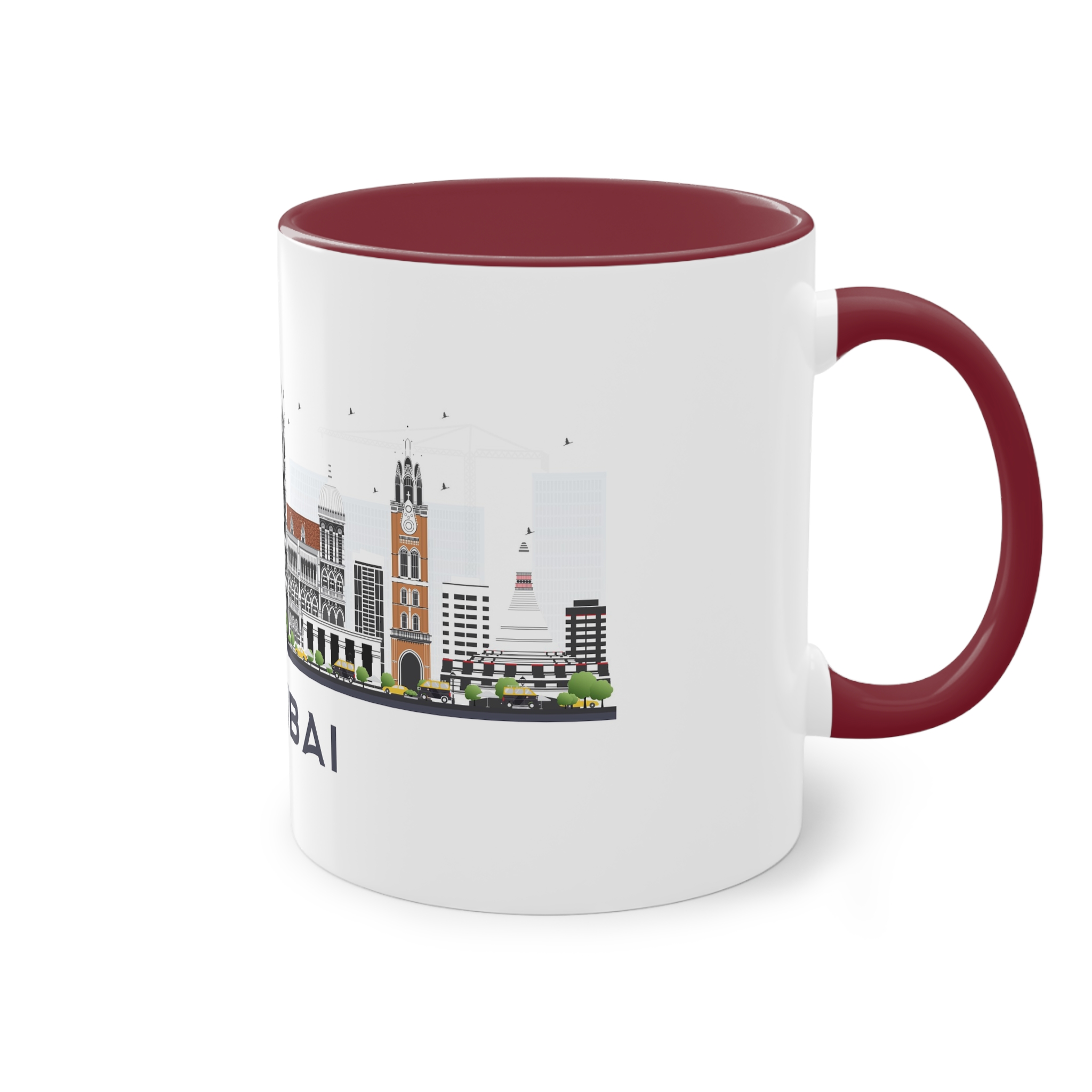 Mumbai Isolated Two Tone Coffee Mug 11oz - Image 8