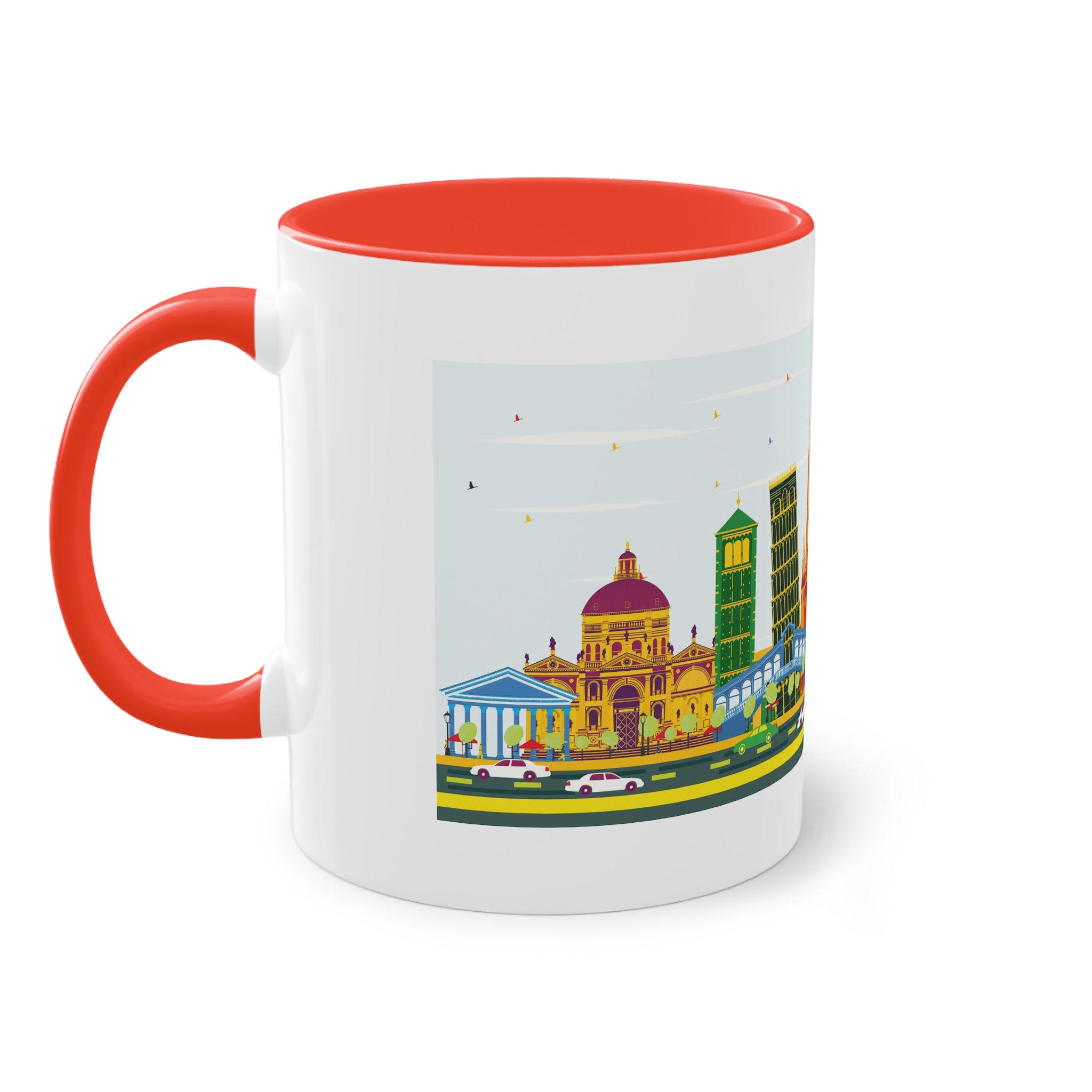 Italy Color Two Tone Coffee Mug 11oz - Image 3