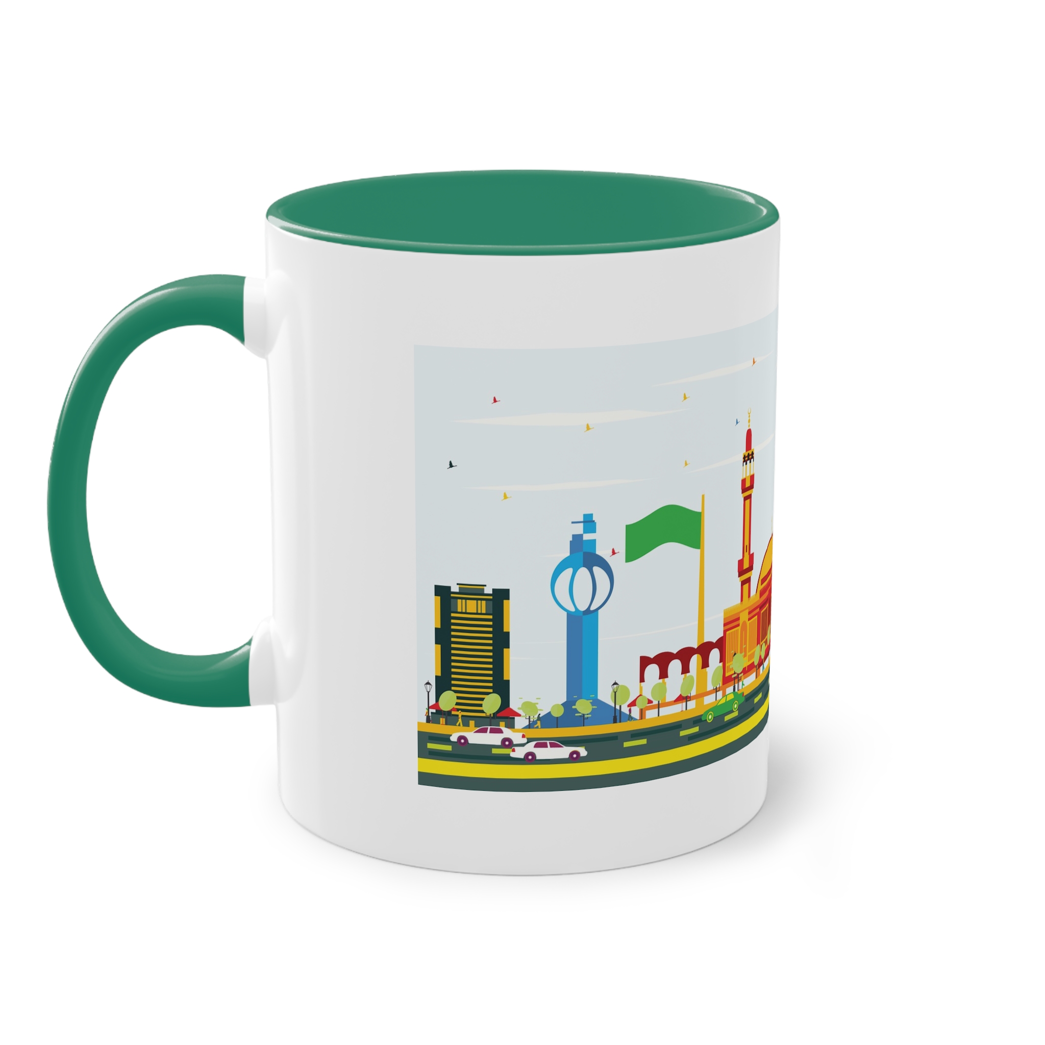 Jeddah Color Two Tone Coffee Mug 11oz - Image 31