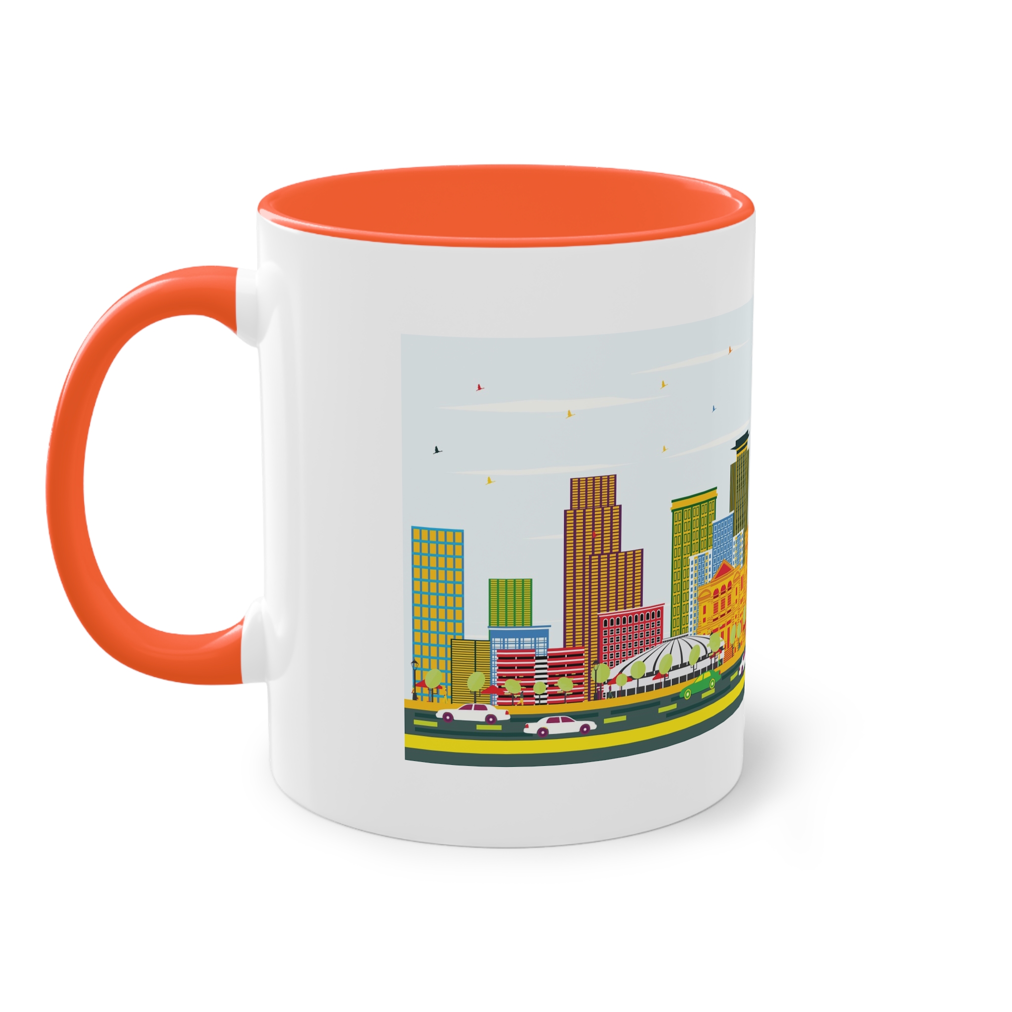 Fort Worth Color Two Tone Coffee Mug 11oz - Image 15