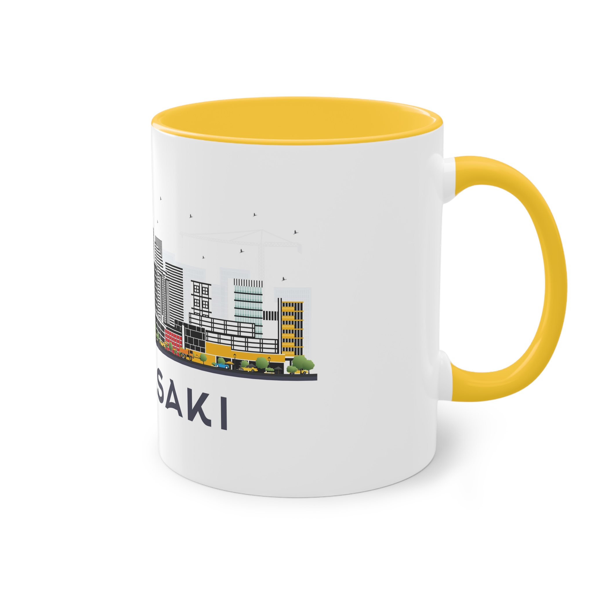 Kawasaki Isolated Two Tone Coffee Mug 11oz - Image 20
