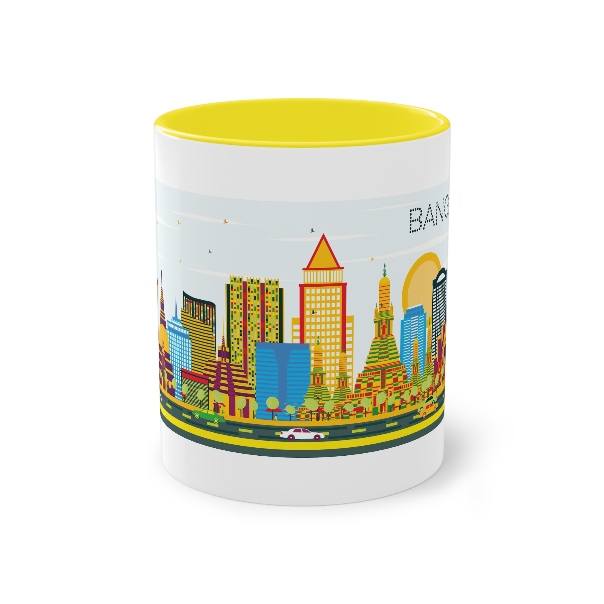 Bangkok Color Two Tone Coffee Mug 11oz - Image 21
