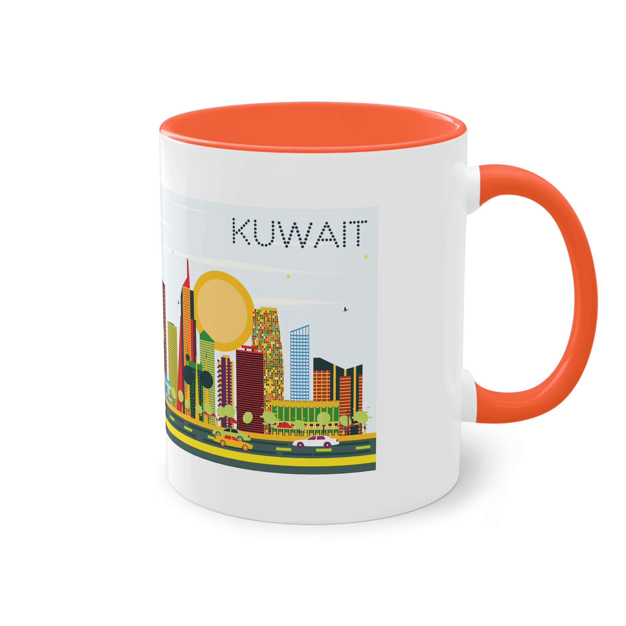 Kuwait Color Two Tone Coffee Mug 11oz - Image 16