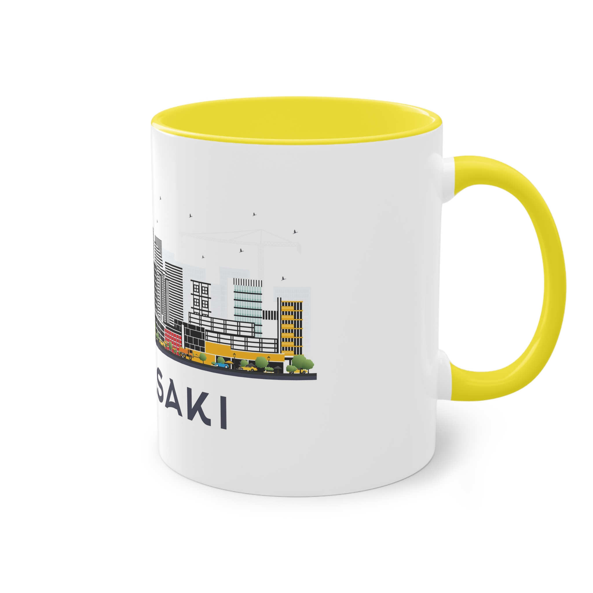 Kawasaki Isolated Two Tone Coffee Mug 11oz - Image 24