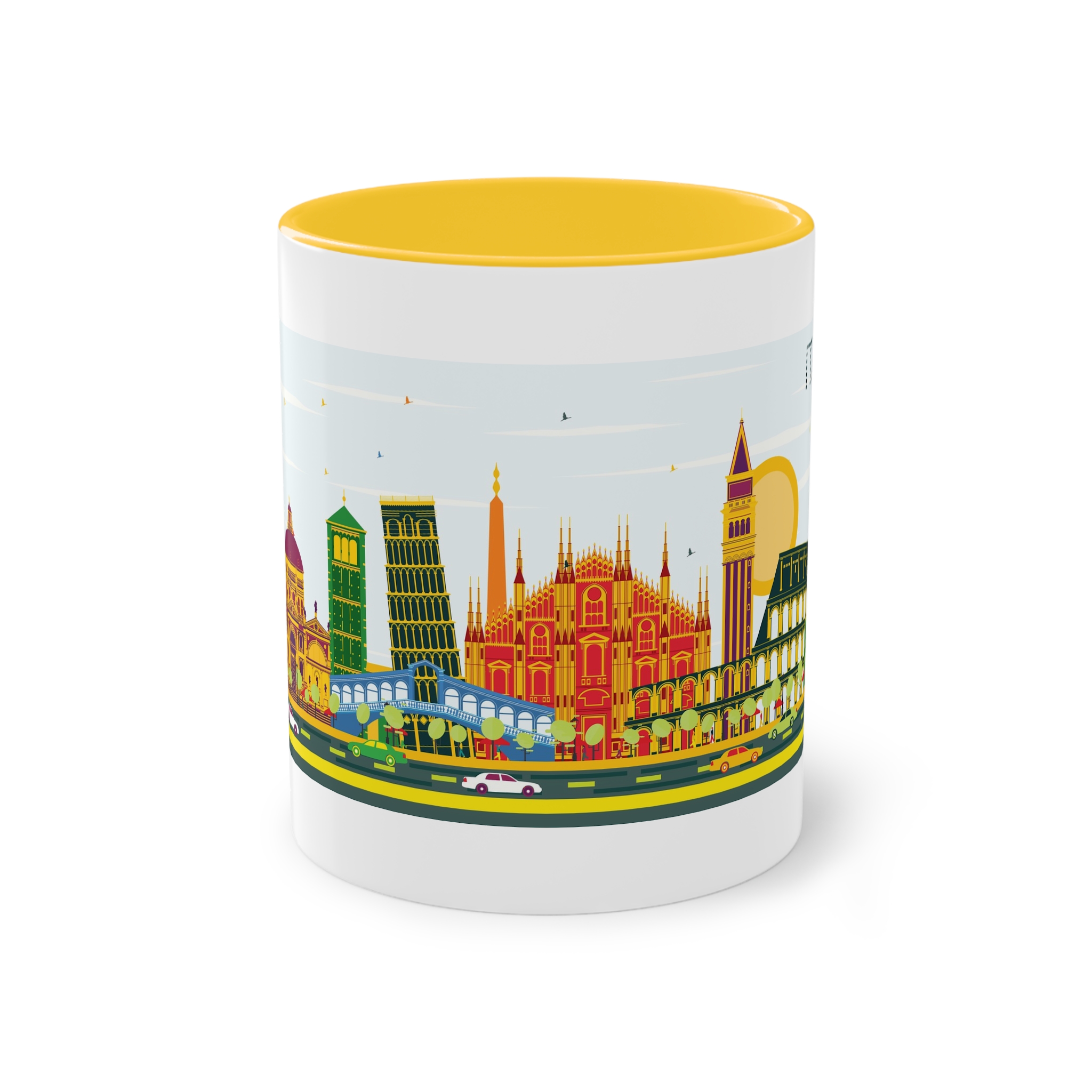 Italy Color Two Tone Coffee Mug 11oz - Image 17