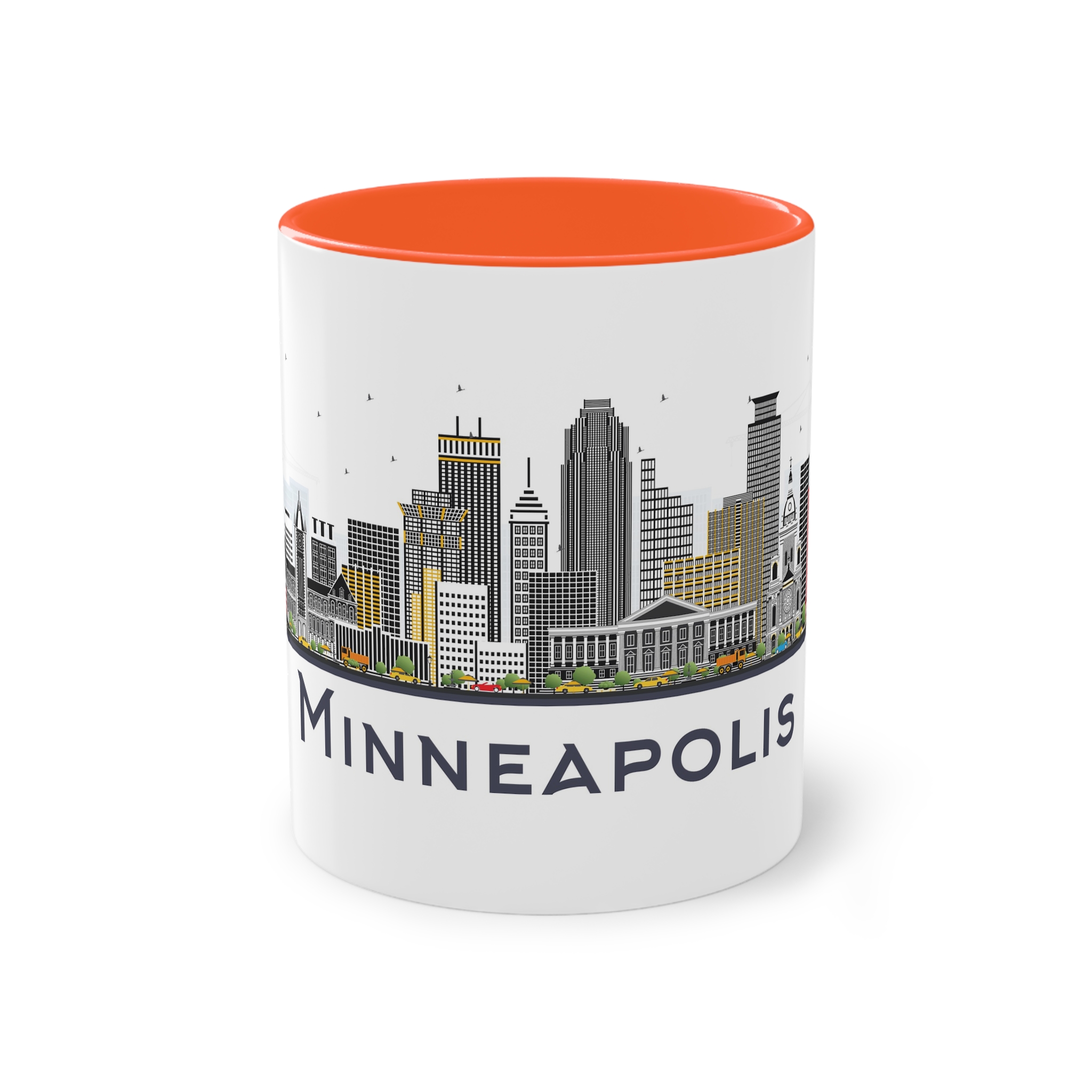 Minneapolis Isolated Two Tone Coffee Mug 11oz - Image 13