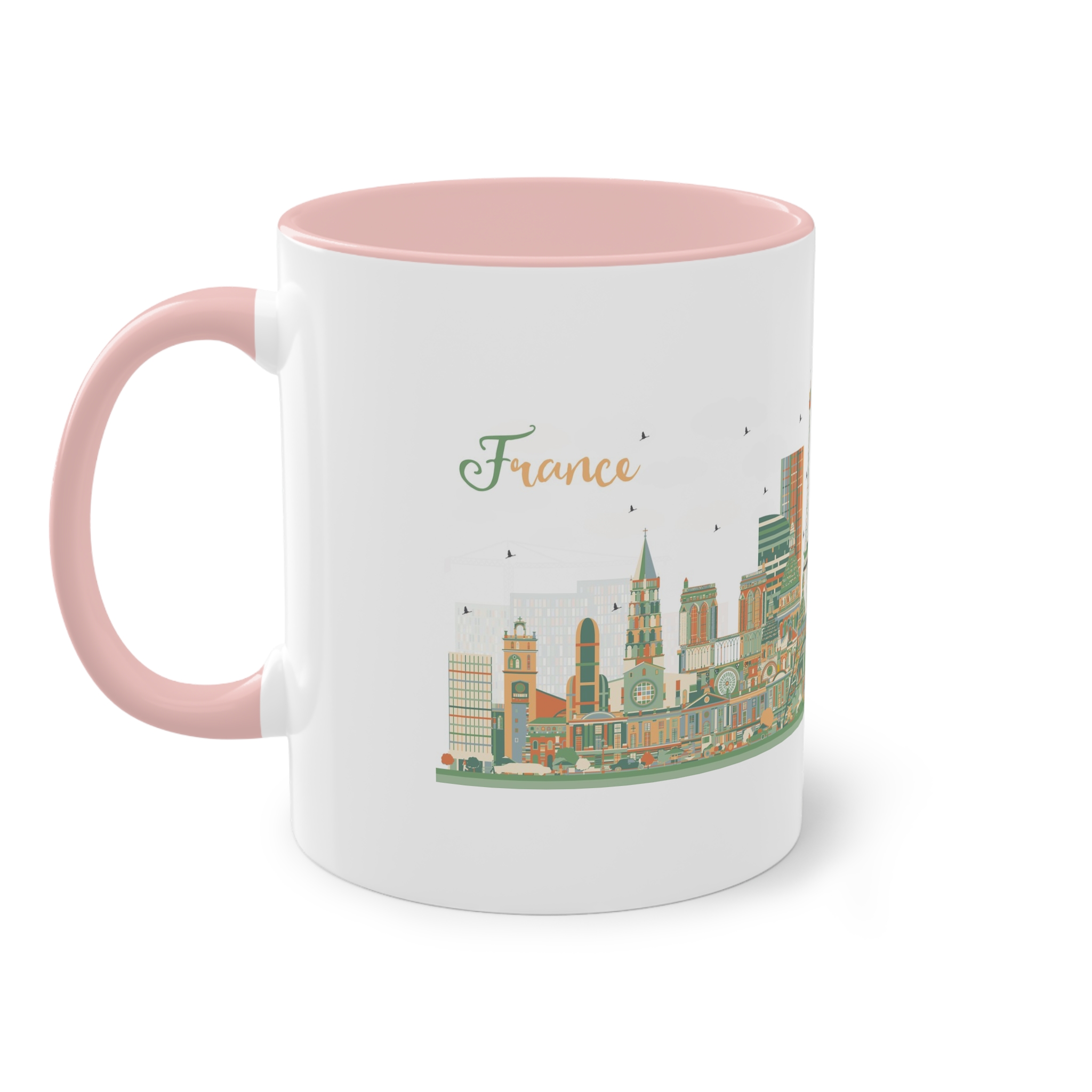 France Ver 1 Two Tone Coffee Mug 11oz - Image 47