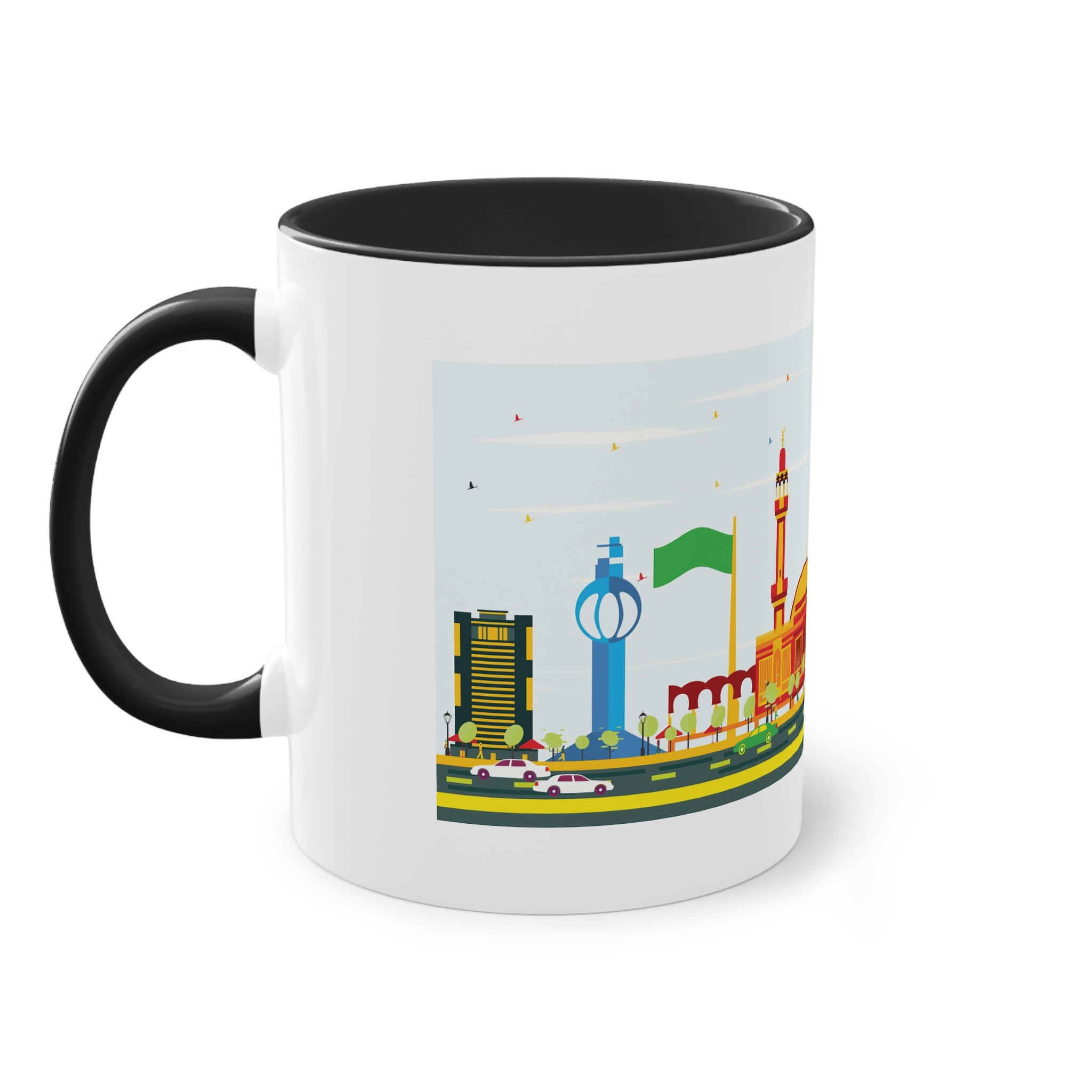 Jeddah Color Two Tone Coffee Mug 11oz - Image 11