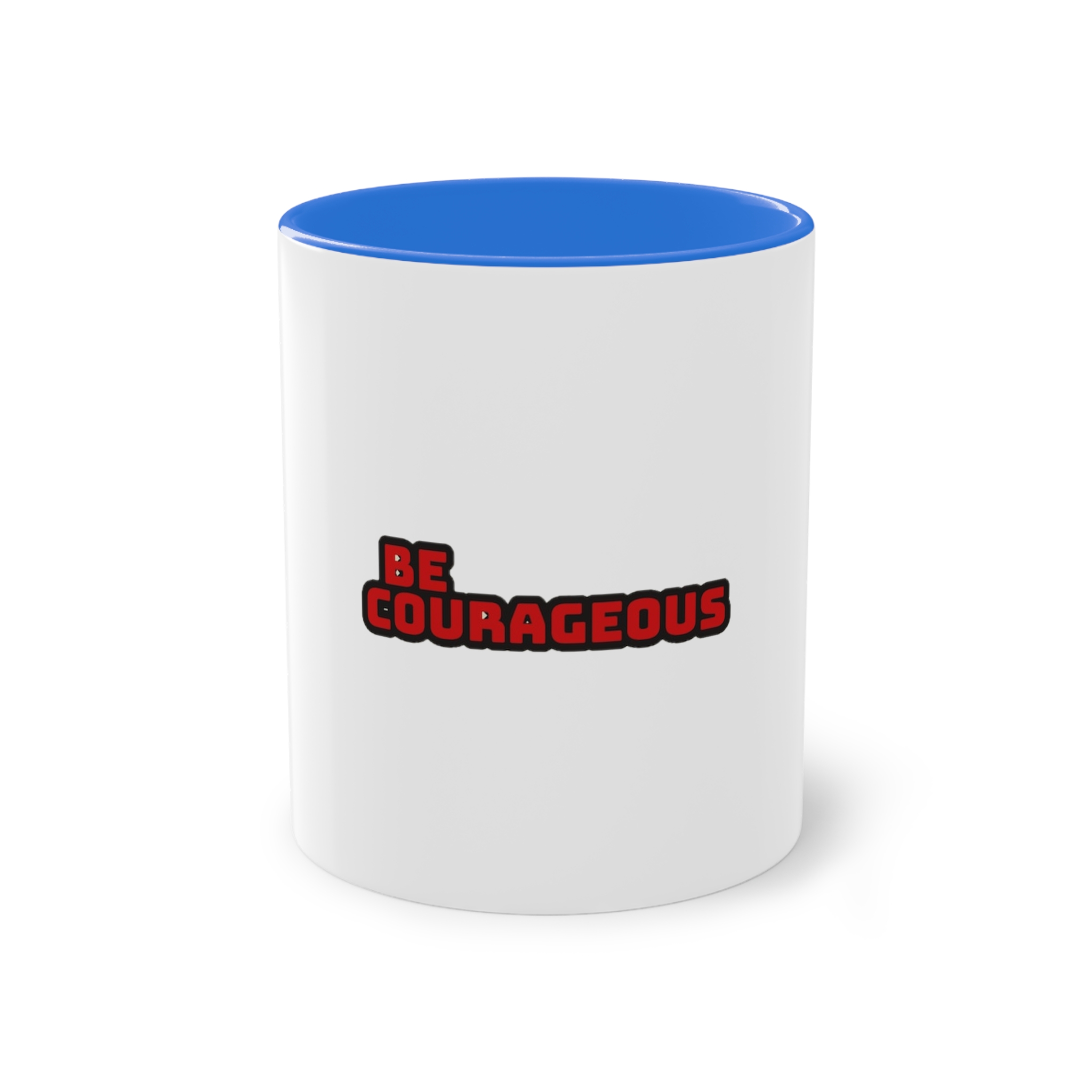 Be Courageous Two Tone Coffee Mug 11oz - Image 37