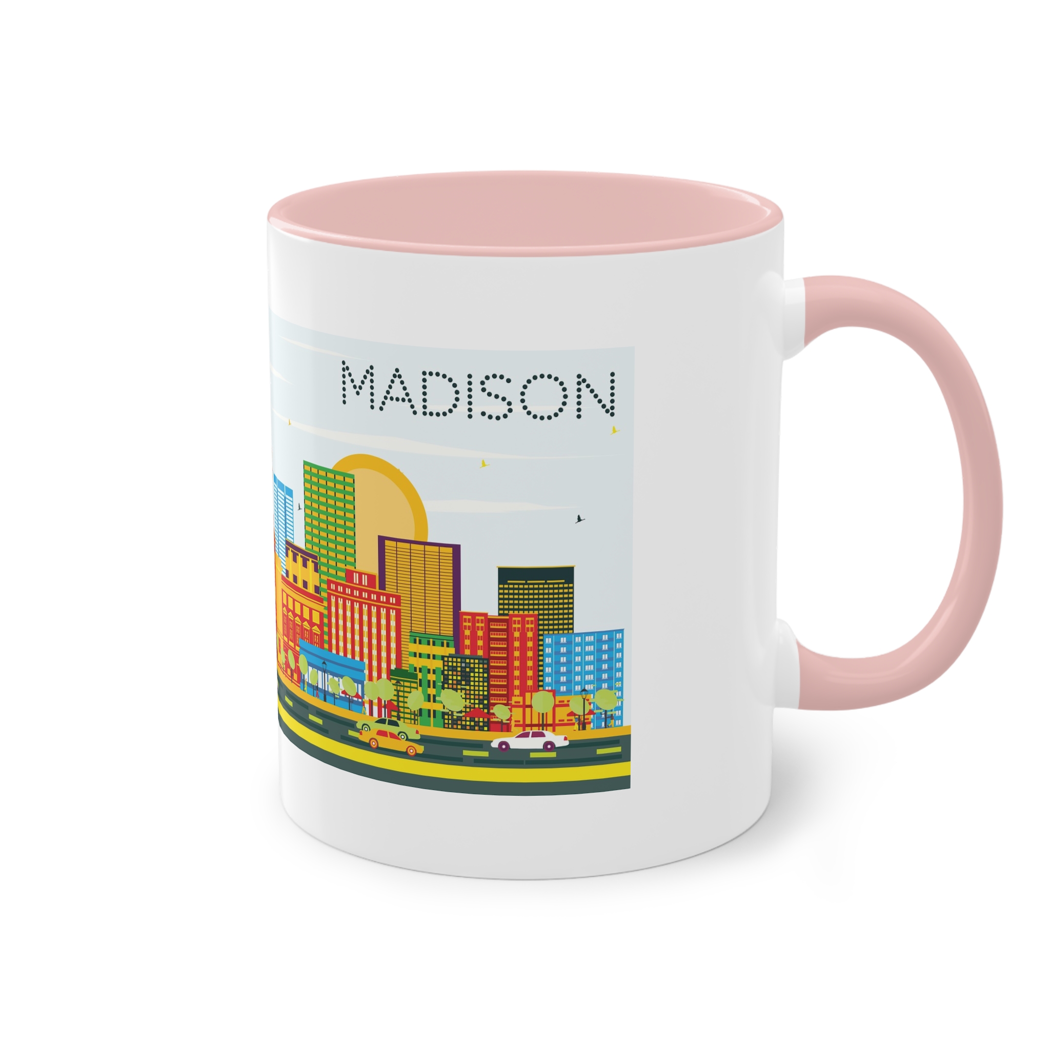 Madison Color Two Tone Coffee Mug 11oz - Image 48