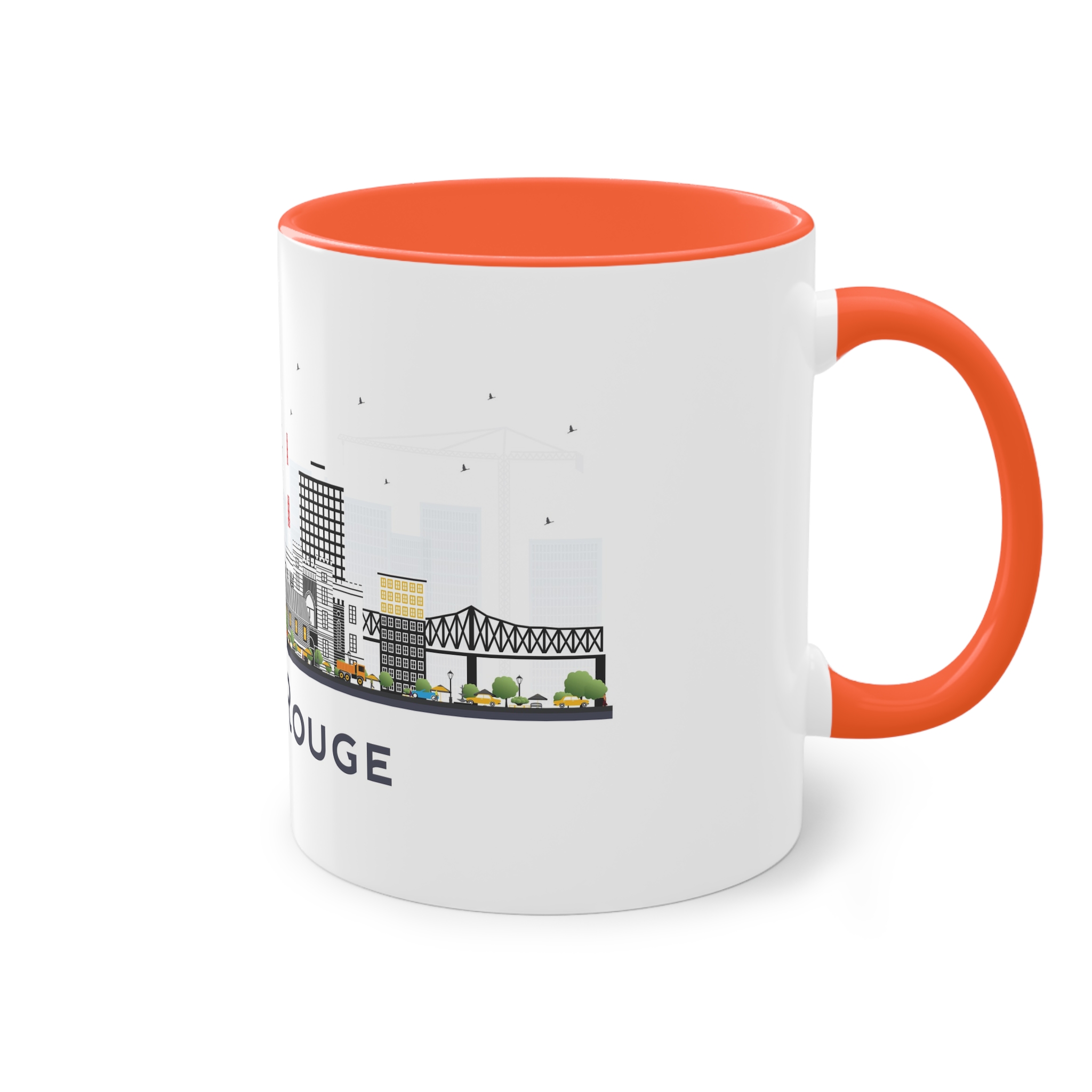 Baton Rouge Isolated Two Tone Coffee Mug 11oz - Image 16