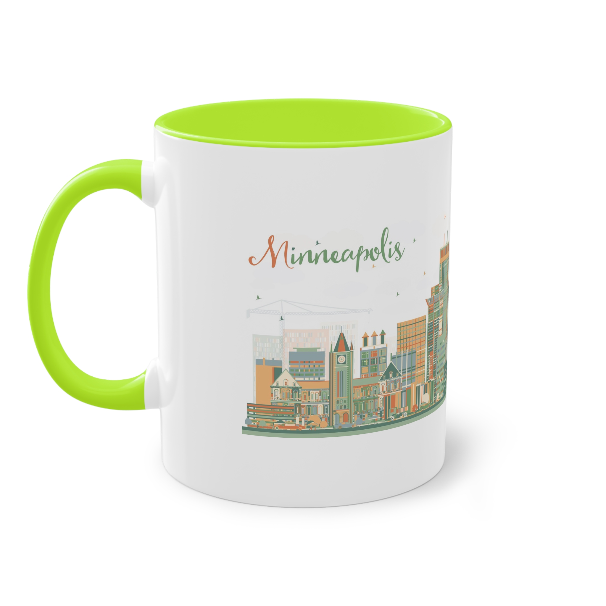 Minneapolis Ver 1 Two Tone Coffee Mug 11oz - Image 27