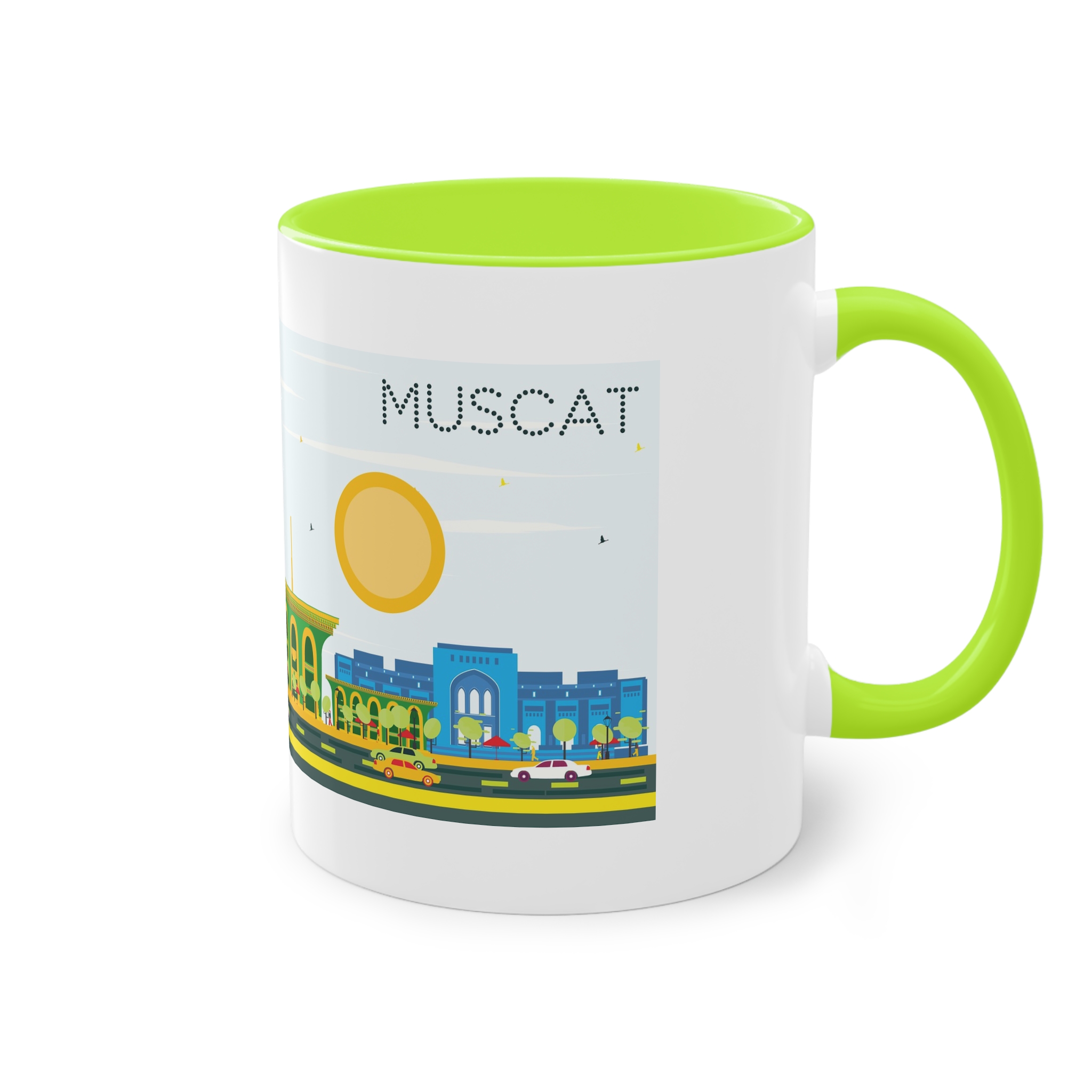 Muscat Color Two Tone Coffee Mug 11oz - Image 28