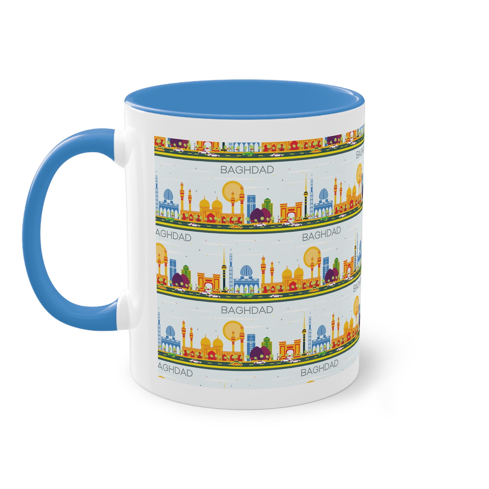 Baghdad Color Two Tone Coffee Mug 11oz - Image 35