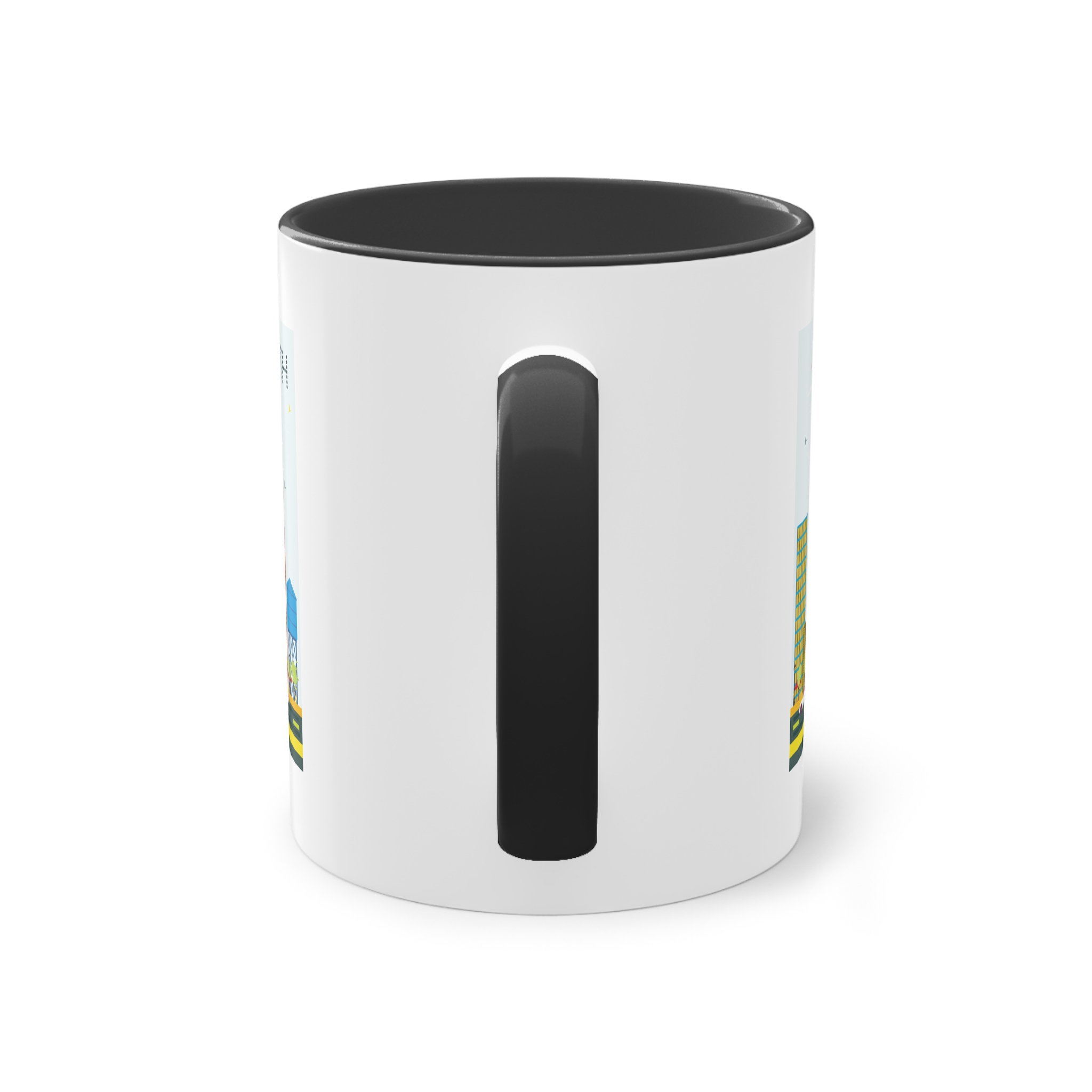 Fort Worth Color Two Tone Coffee Mug 11oz - Image 10