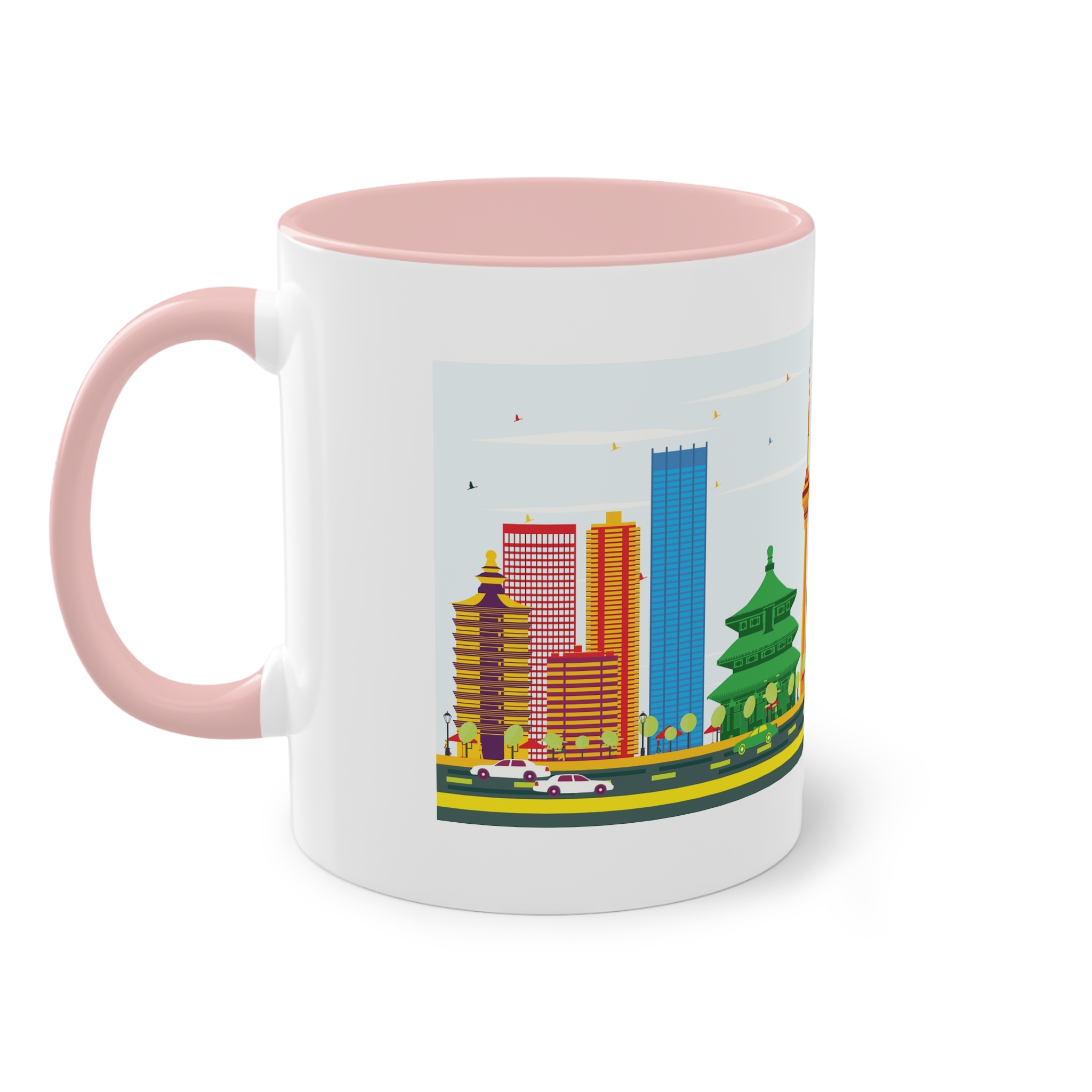 Beijing Color Two Tone Coffee Mug 11oz - Image 47