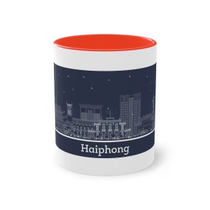 Haiphong Outline Inverse Two Tone Coffee Mug 11oz