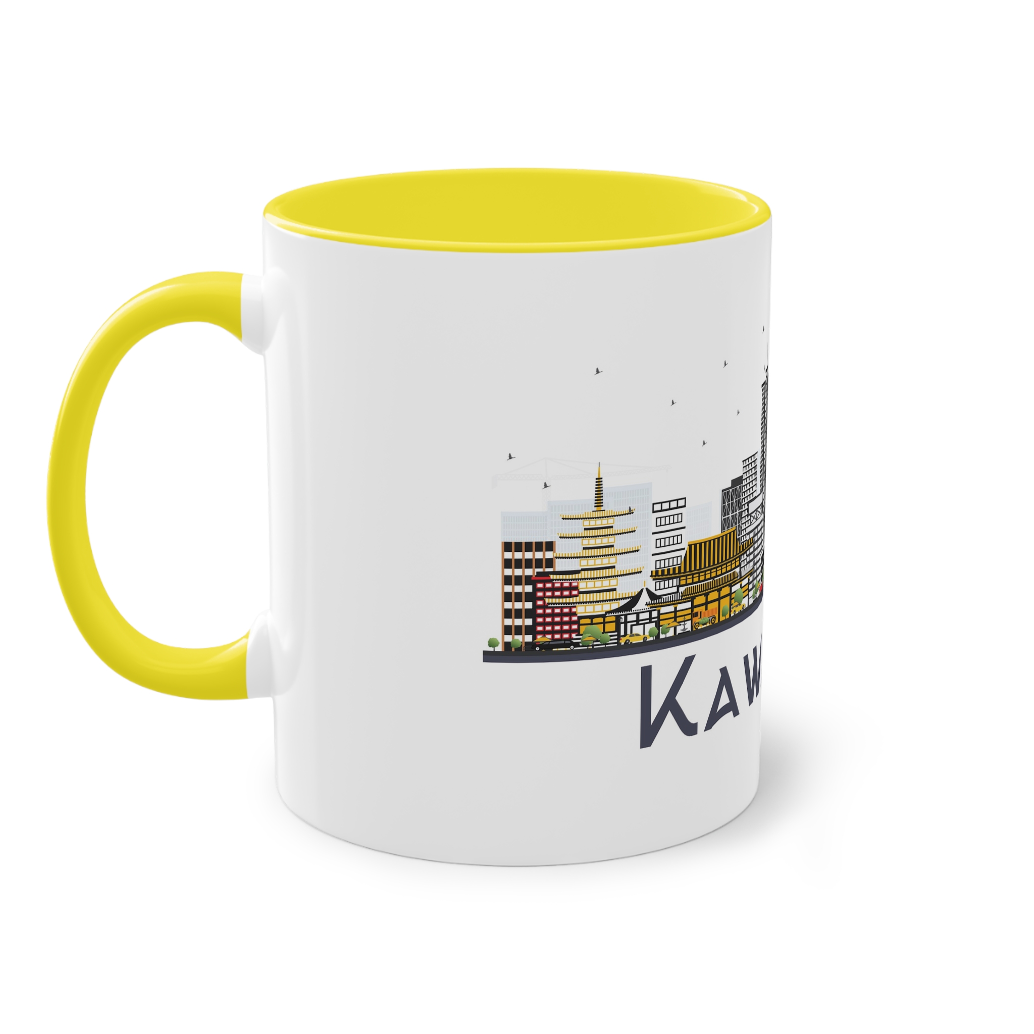 Kawasaki Isolated Two Tone Coffee Mug 11oz - Image 23