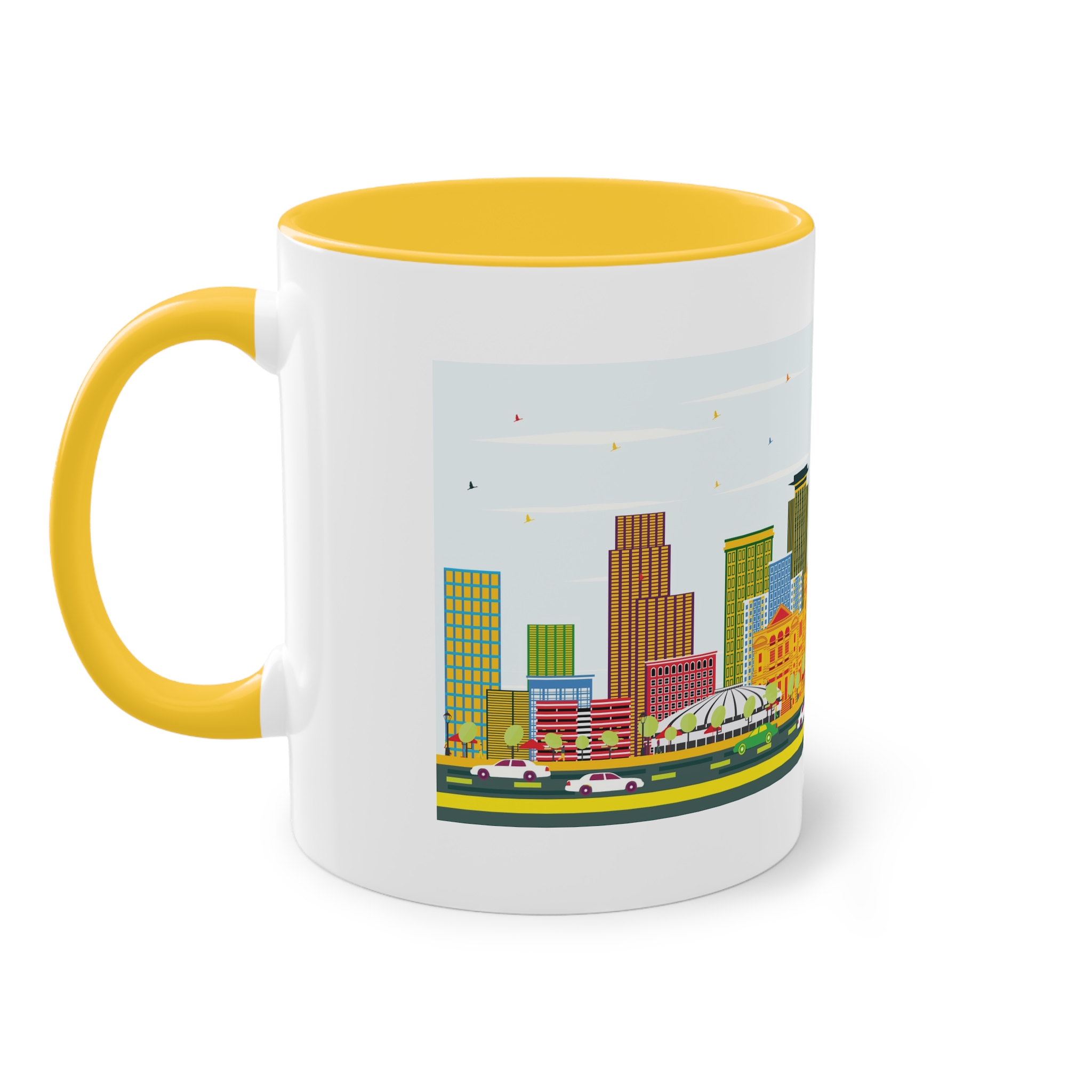 Fort Worth Color Two Tone Coffee Mug 11oz - Image 19