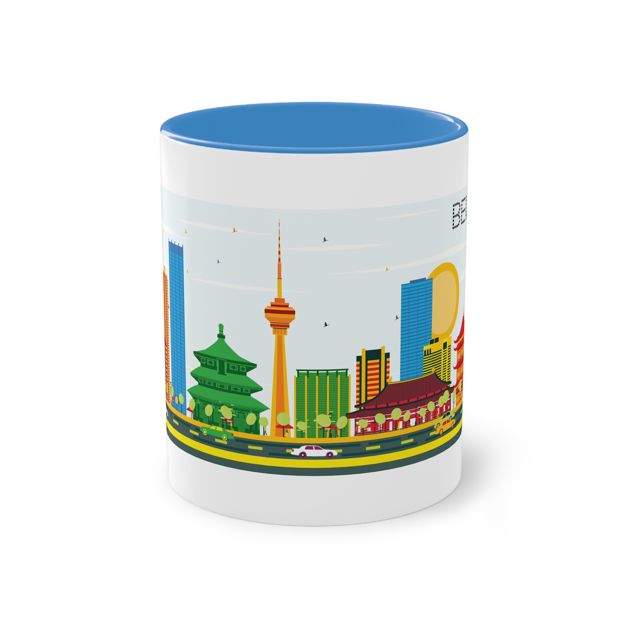 Beijing Color Two Tone Coffee Mug 11oz - Image 33