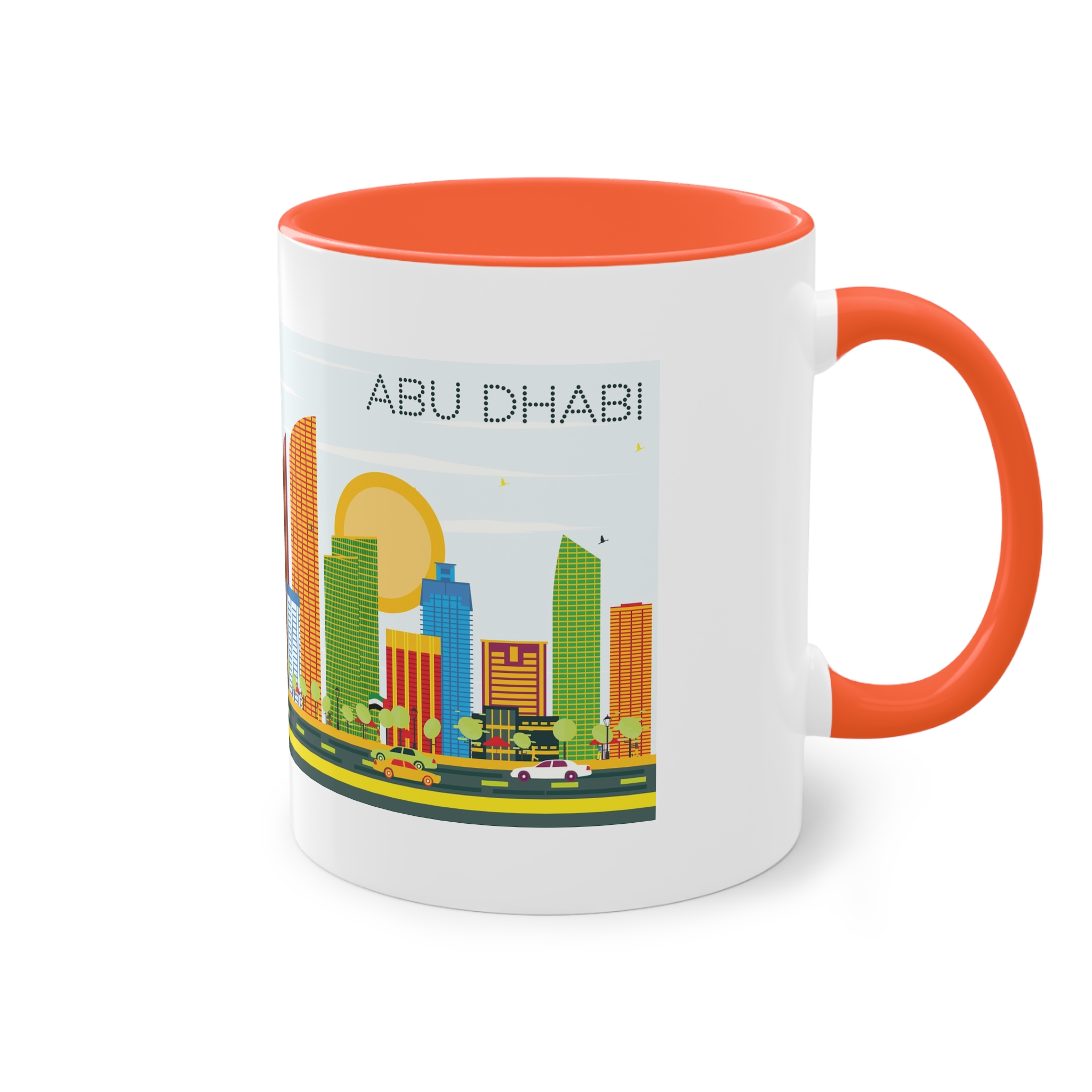 Abu Dhabi Color Two Tone Coffee Mug 11oz - Image 16