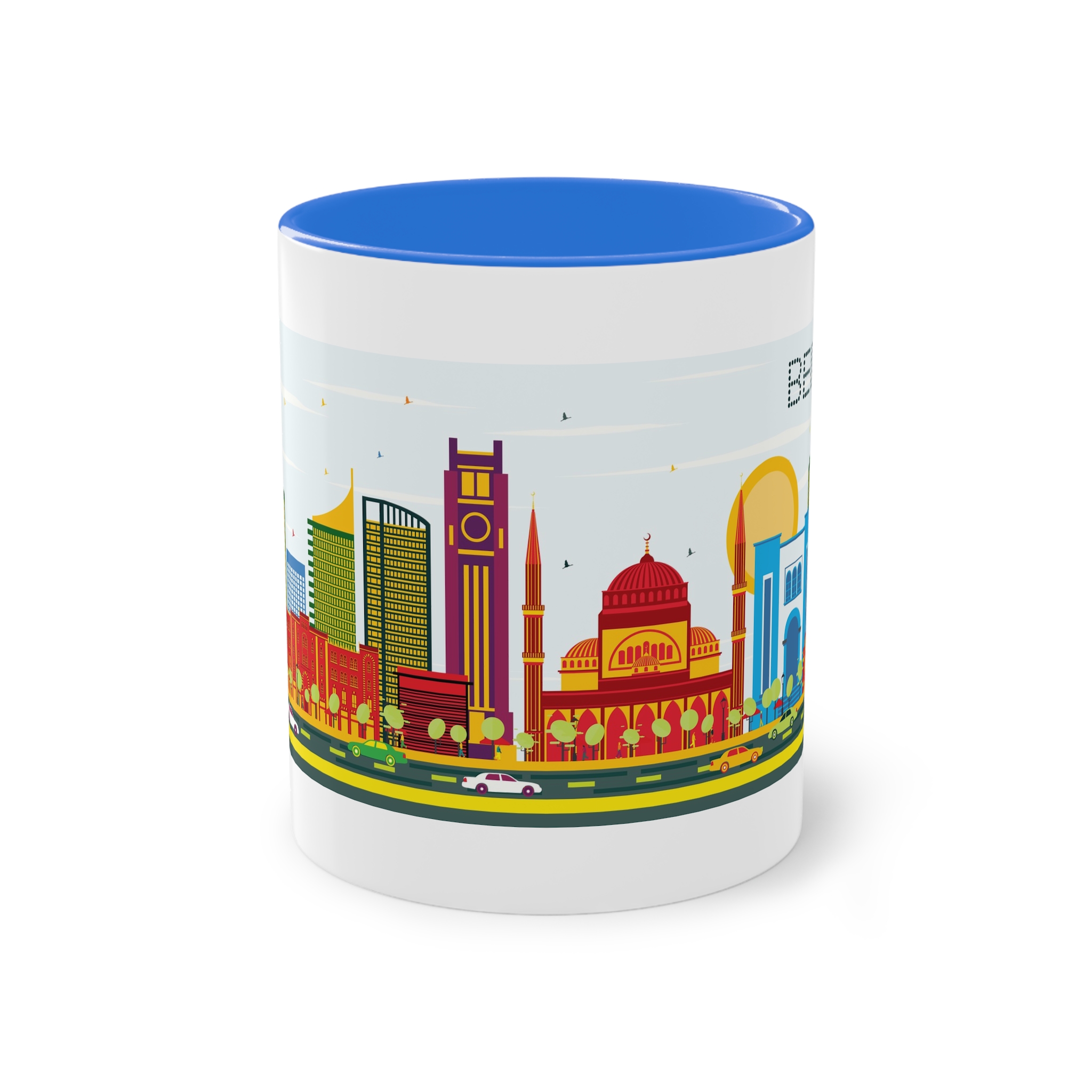 Beirut Color Two Tone Coffee Mug 11oz - Image 37