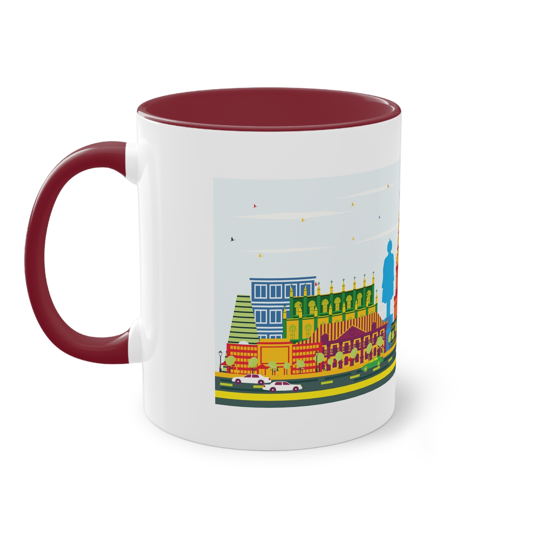 Visakhapatnam Color Two Tone Coffee Mug 11oz - Image 7