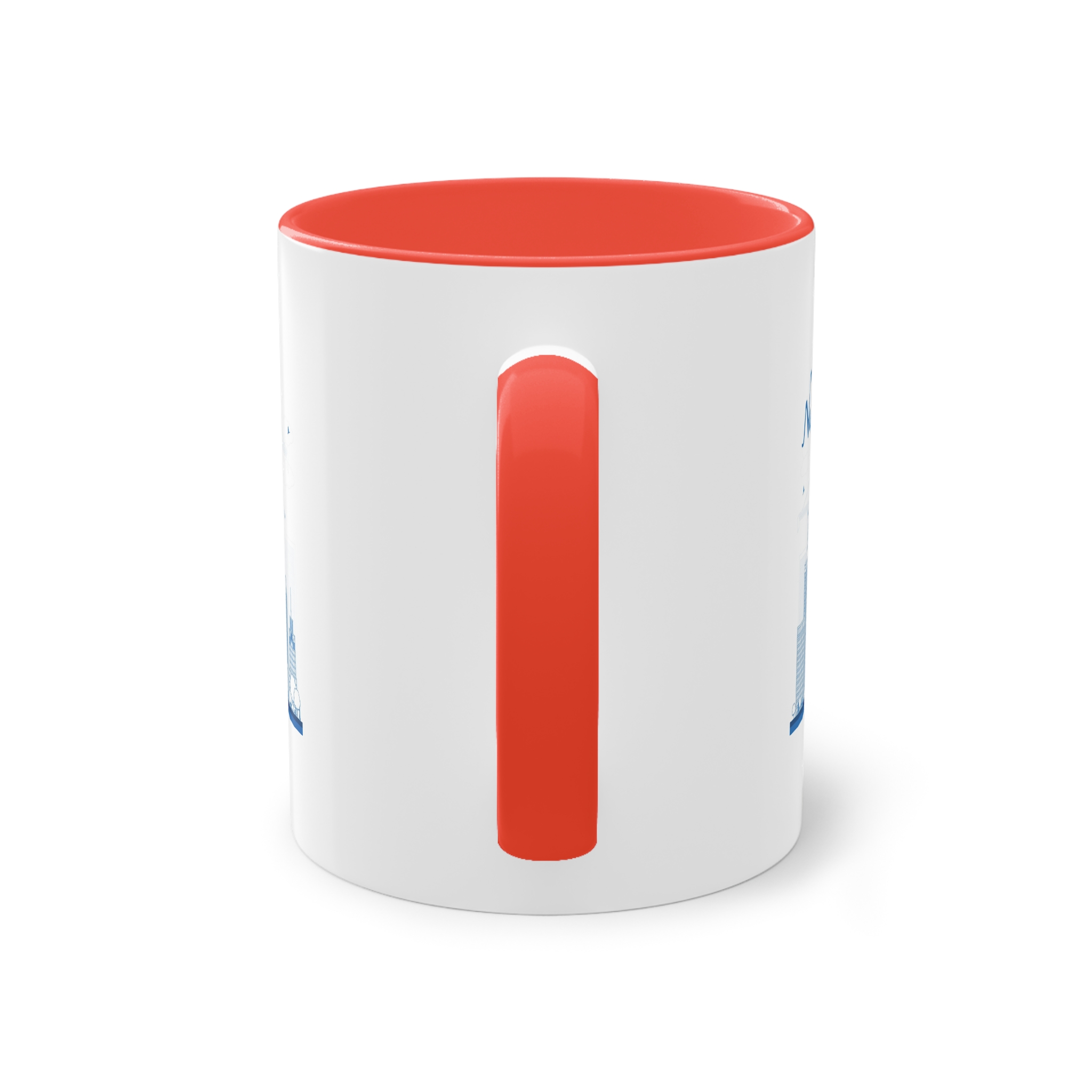 New York New Outline Two Tone Coffee Mug 11oz - Image 2