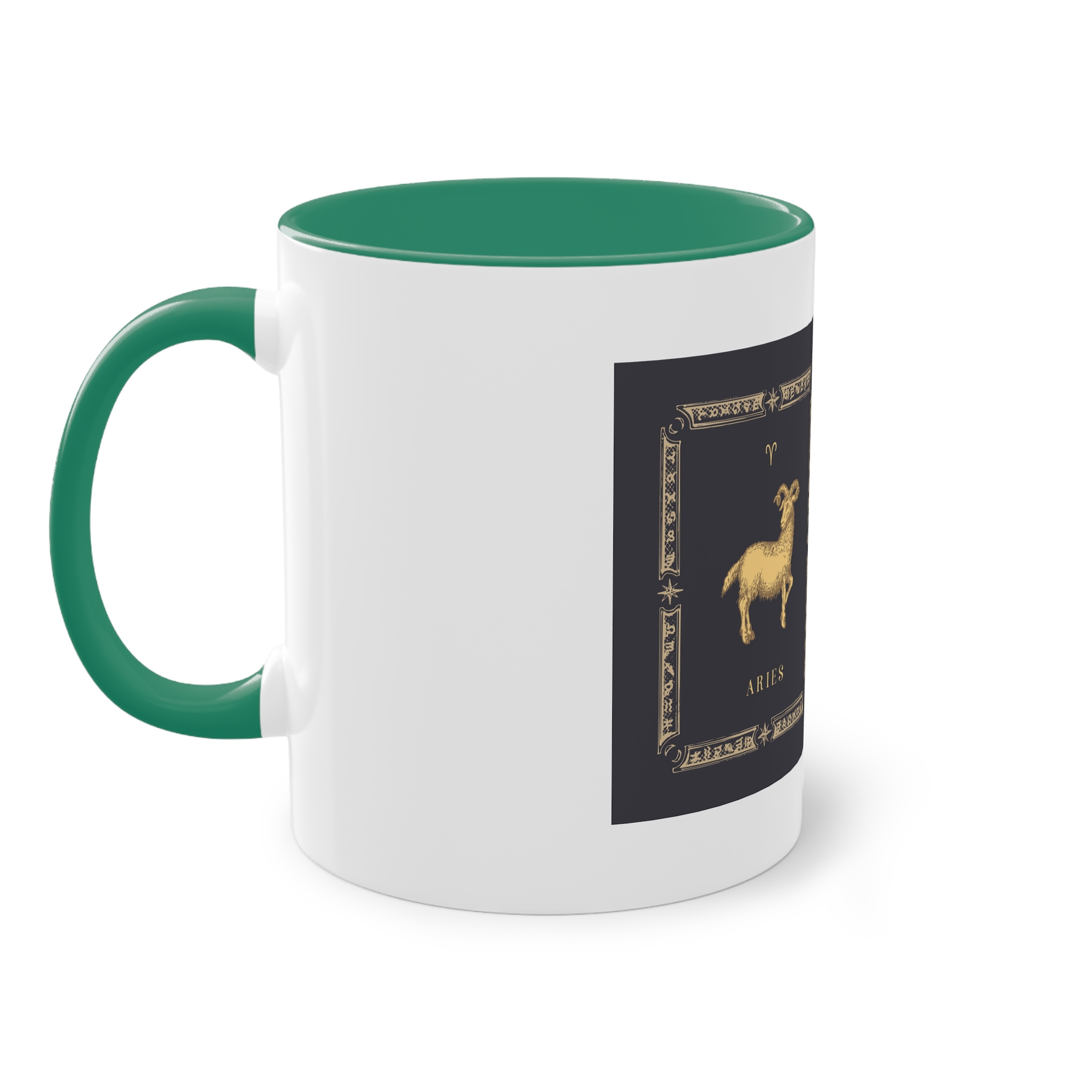 Aries Zodiac 3 Two Tone Coffee Mug 11oz - Image 31