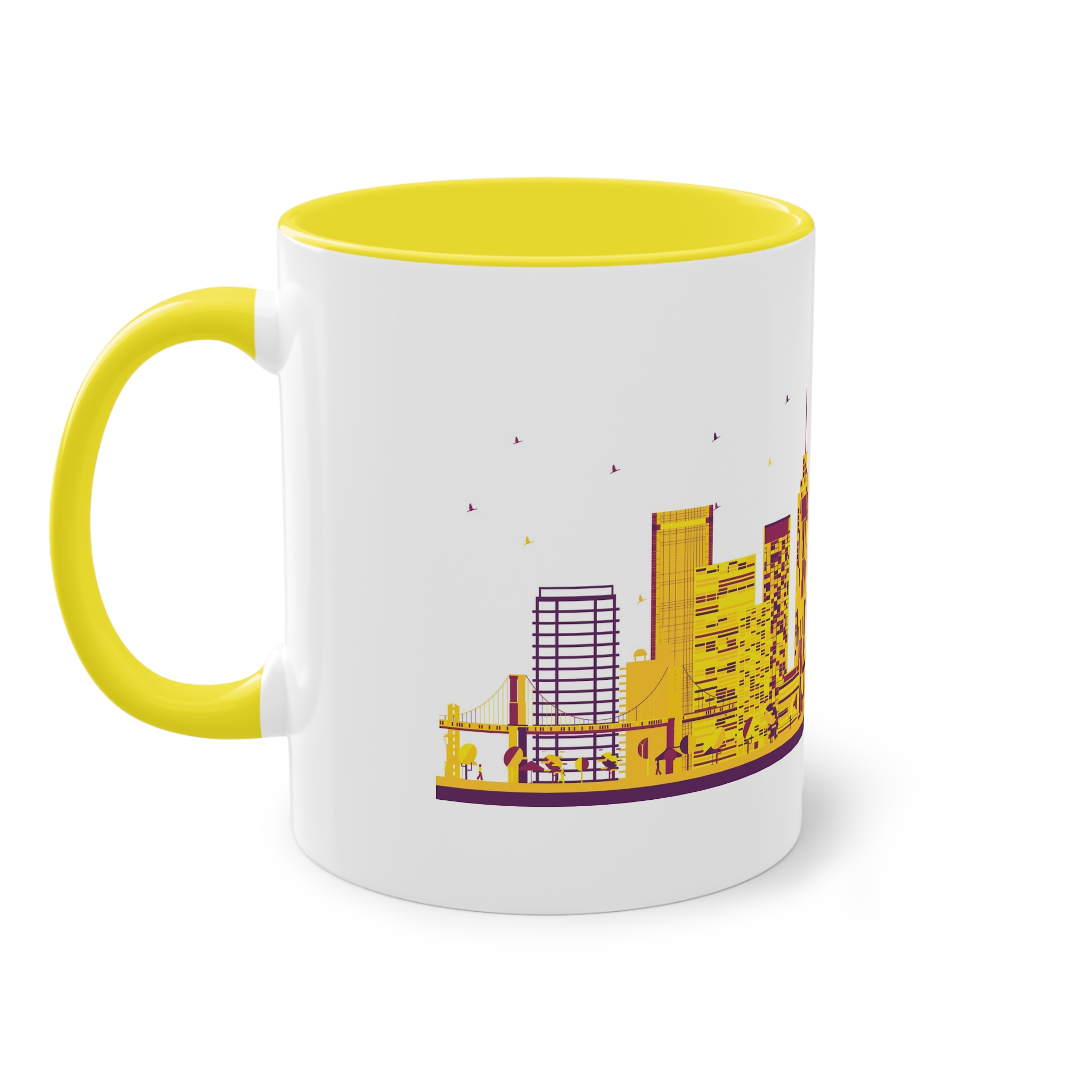 New York Color Ver 1 Two Tone Coffee Mug 11oz - Image 23