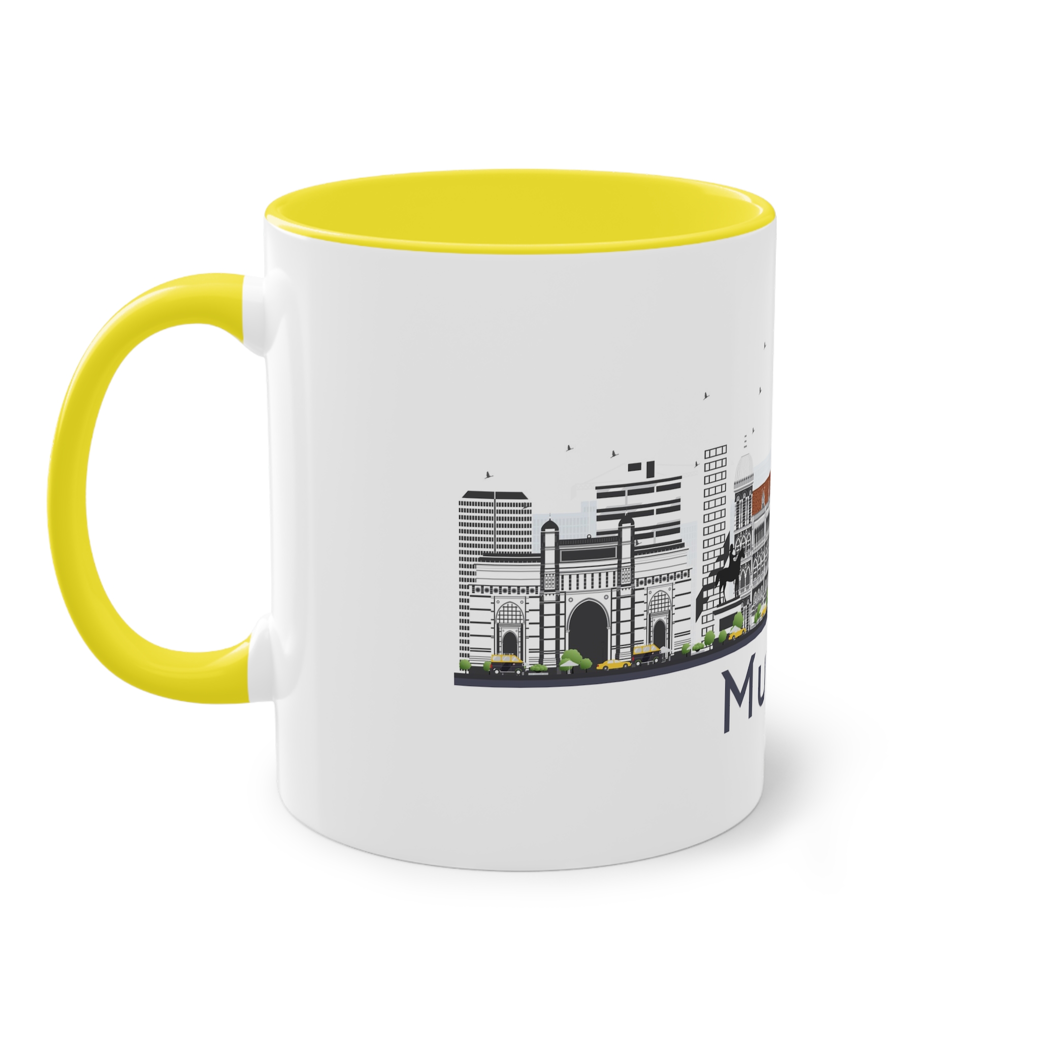 Mumbai Isolated Two Tone Coffee Mug 11oz - Image 23