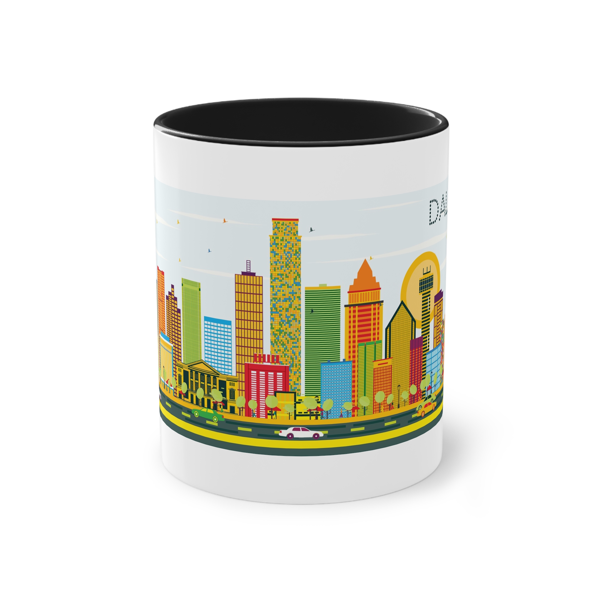 Dallas Color Two Tone Coffee Mug 11oz - Image 9