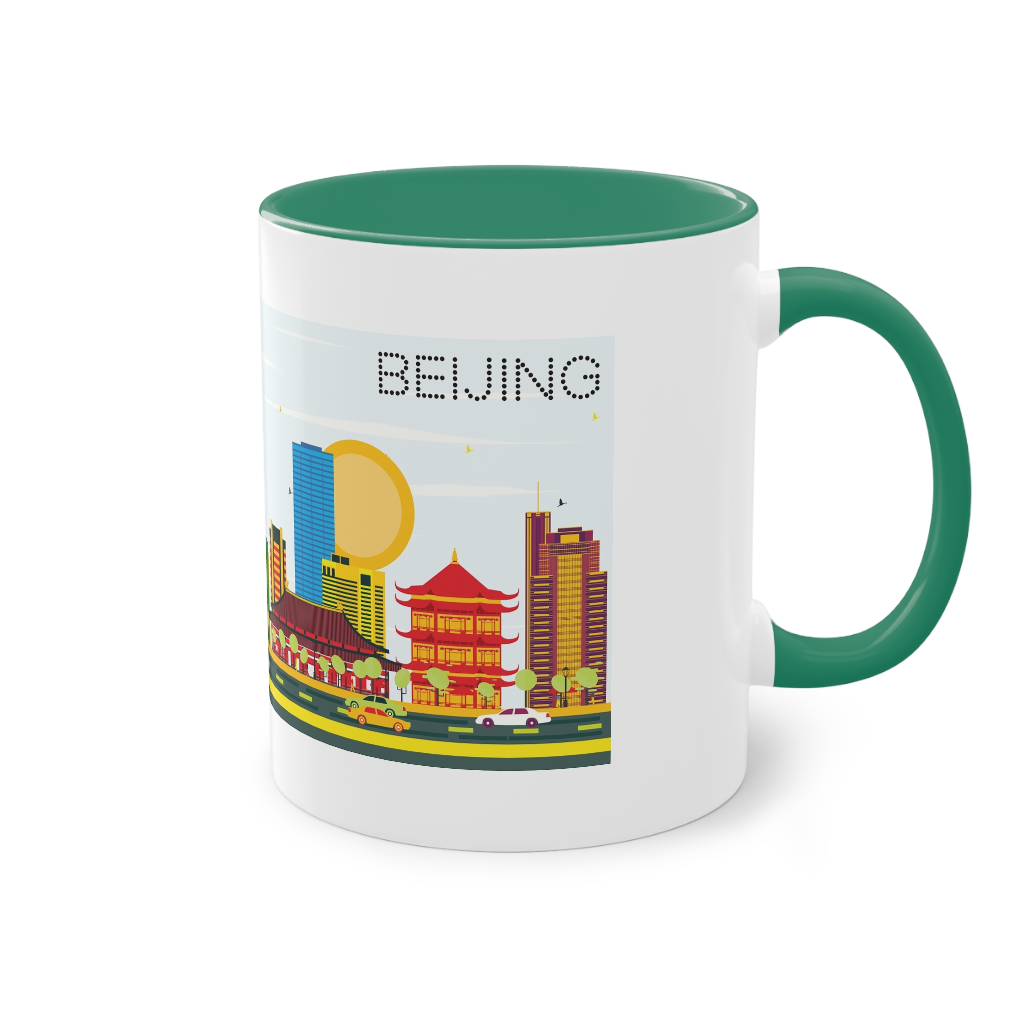 Beijing Color Two Tone Coffee Mug 11oz - Image 32