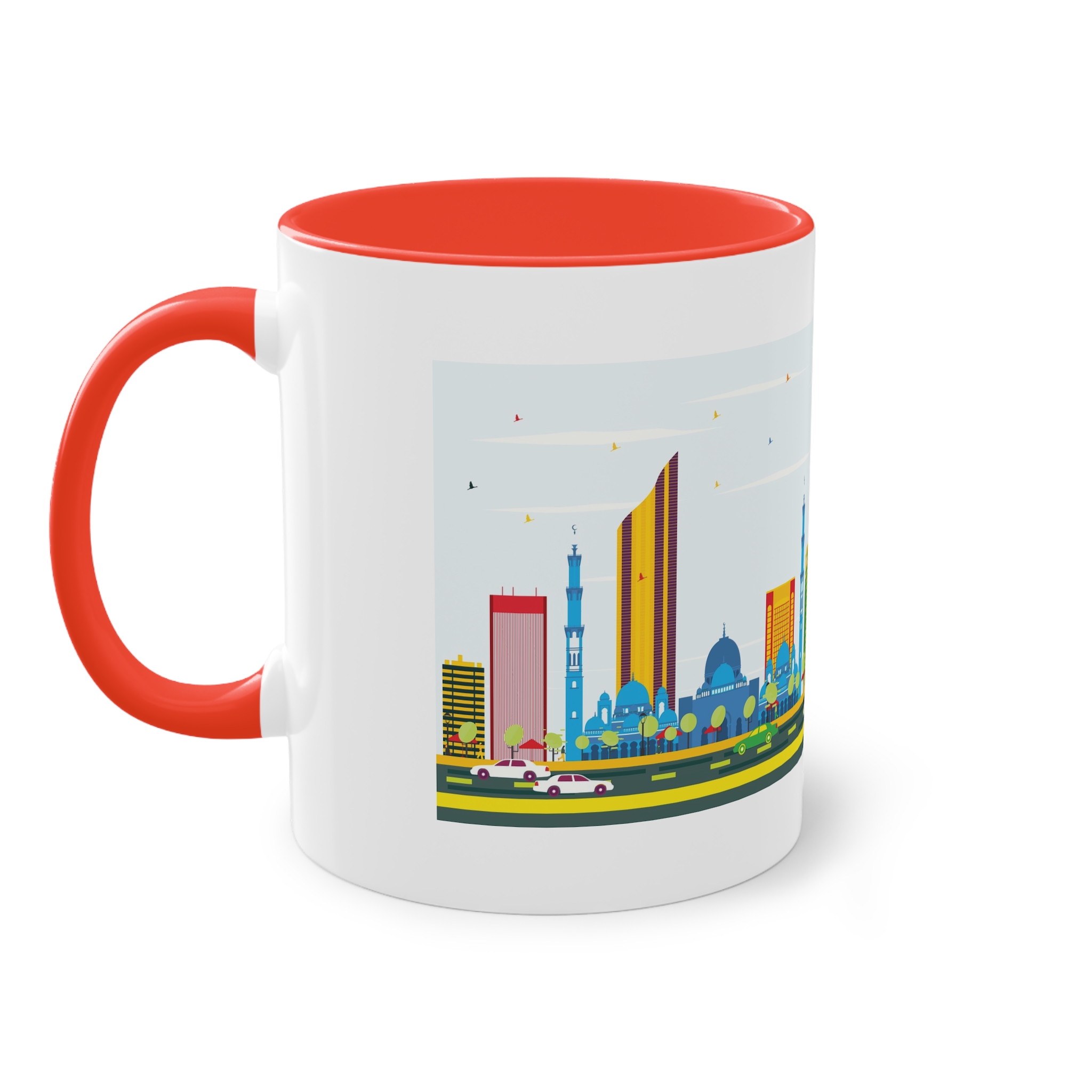Abu Dhabi Color Two Tone Coffee Mug 11oz - Image 3