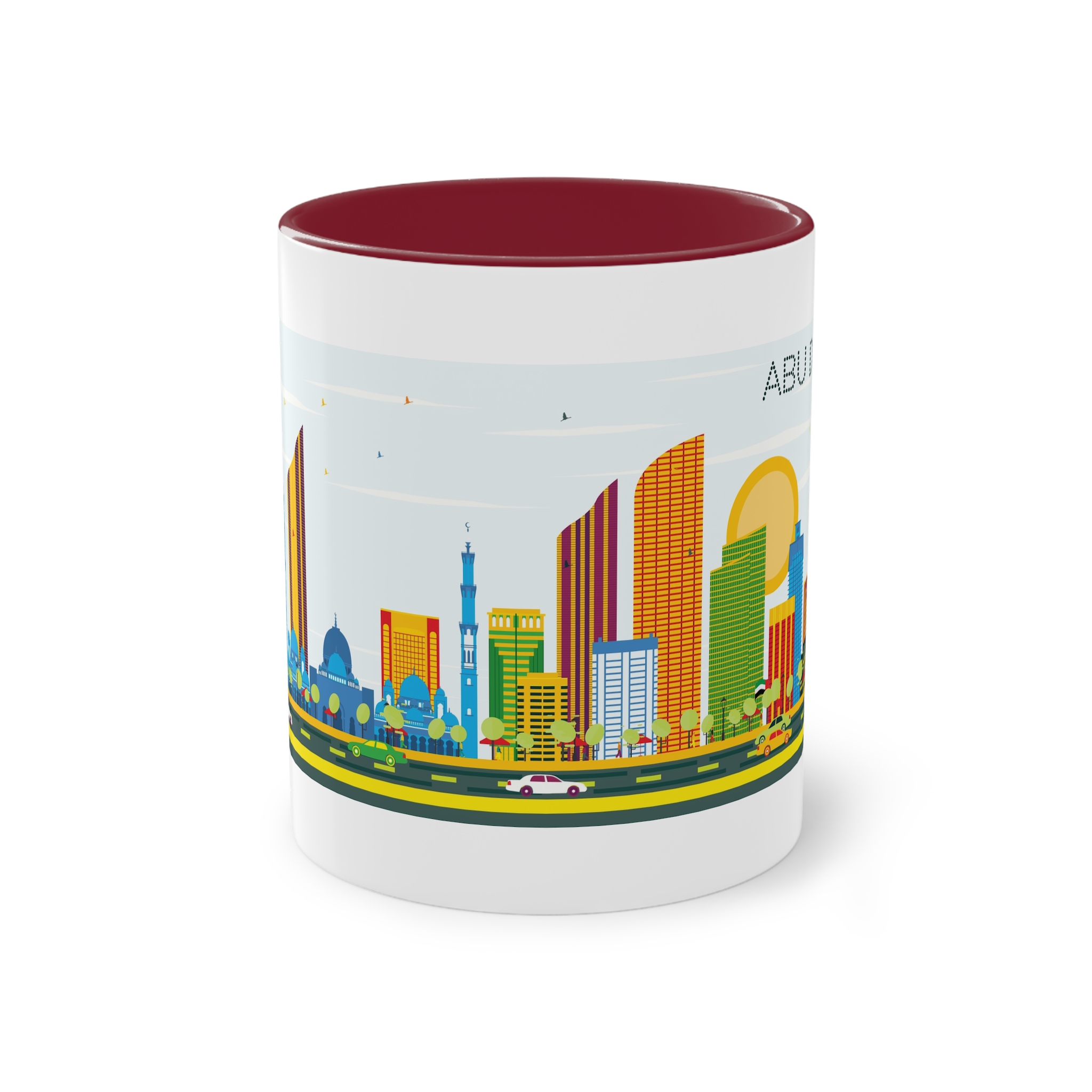Abu Dhabi Color Two Tone Coffee Mug 11oz - Image 5