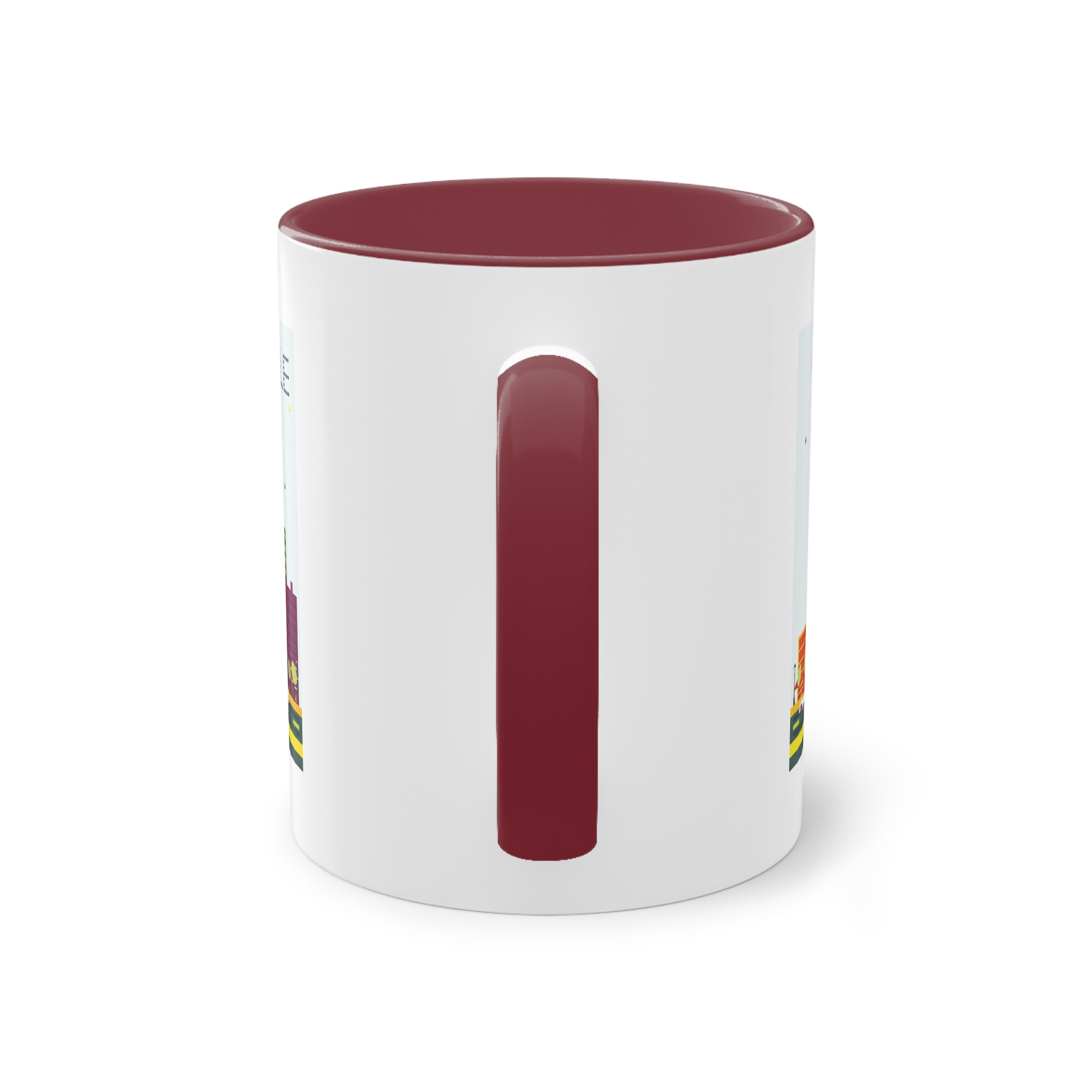 Marseille Color Two Tone Coffee Mug 11oz - Image 6
