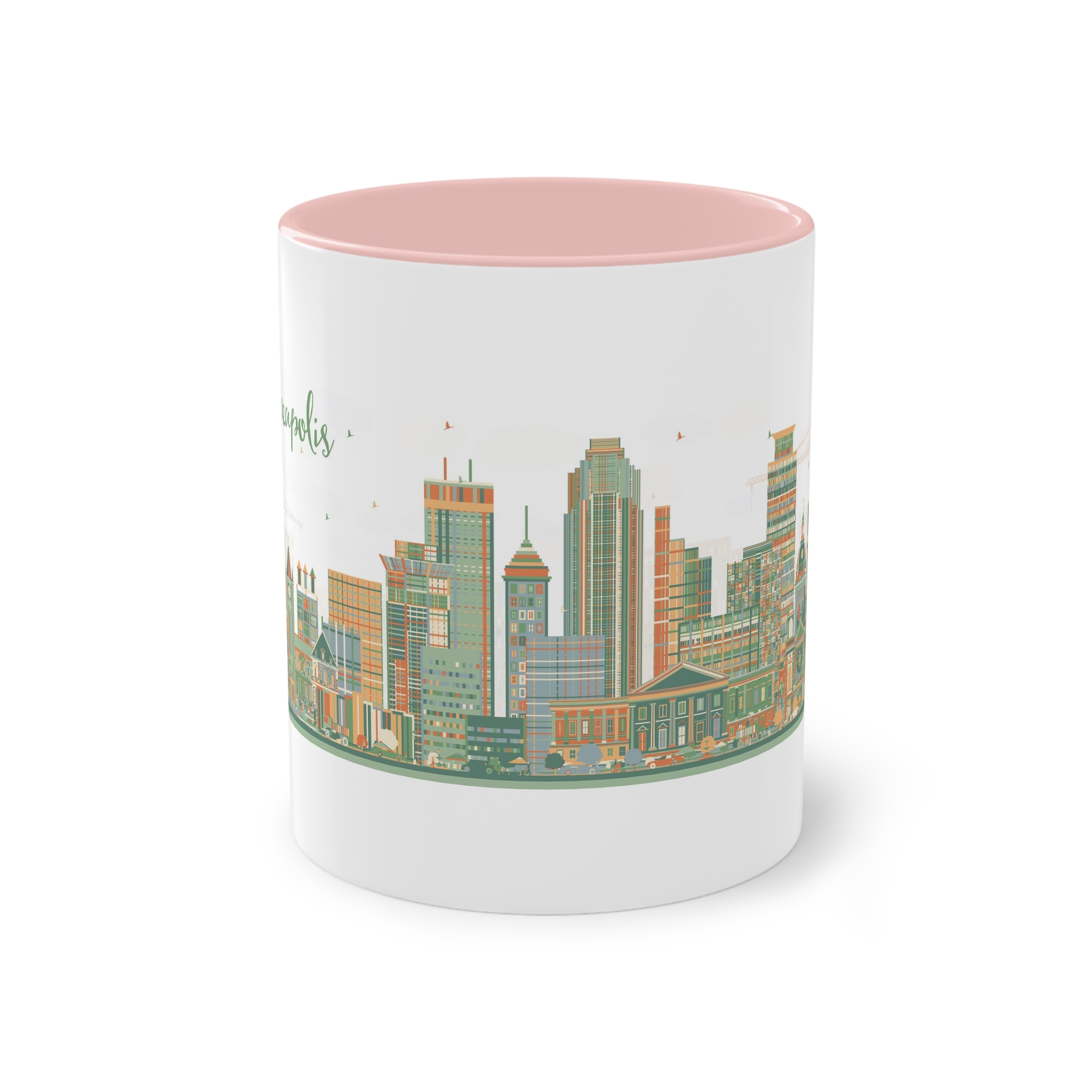 Minneapolis Ver 1 Two Tone Coffee Mug 11oz - Image 45