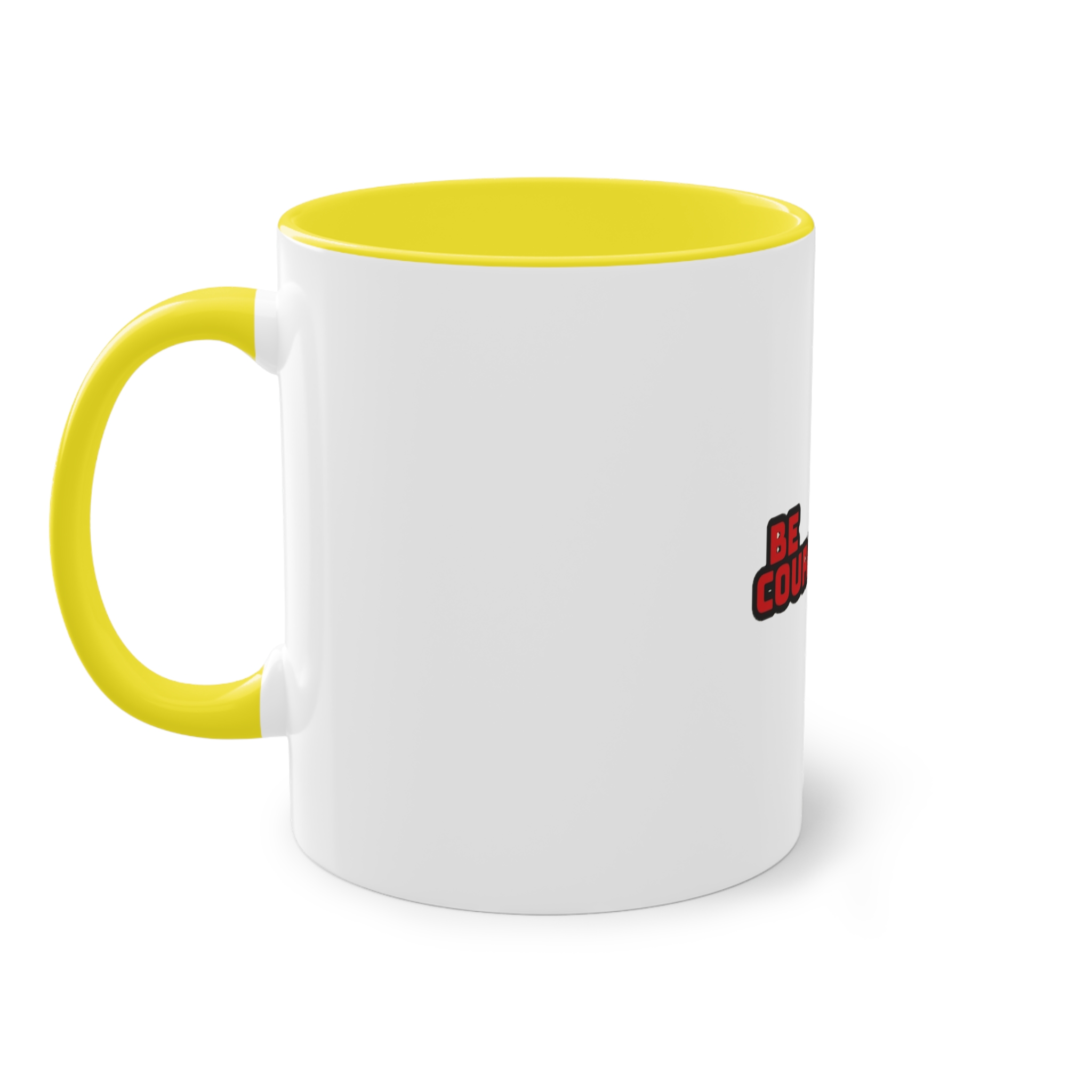 Be Courageous Two Tone Coffee Mug 11oz - Image 23
