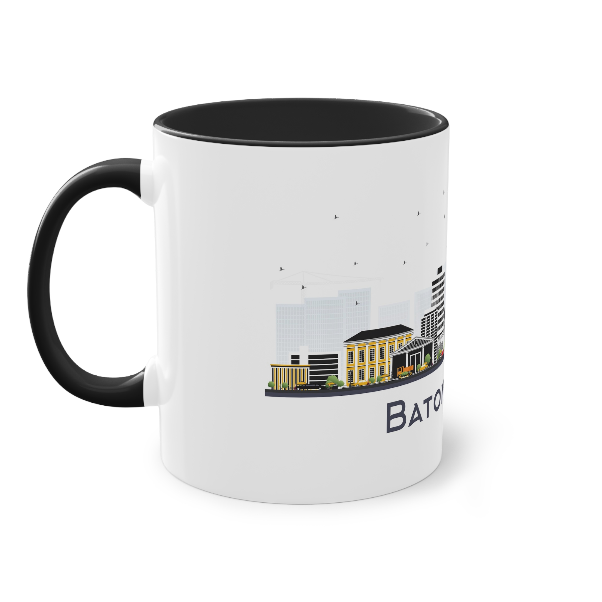 Baton Rouge Isolated Two Tone Coffee Mug 11oz - Image 11