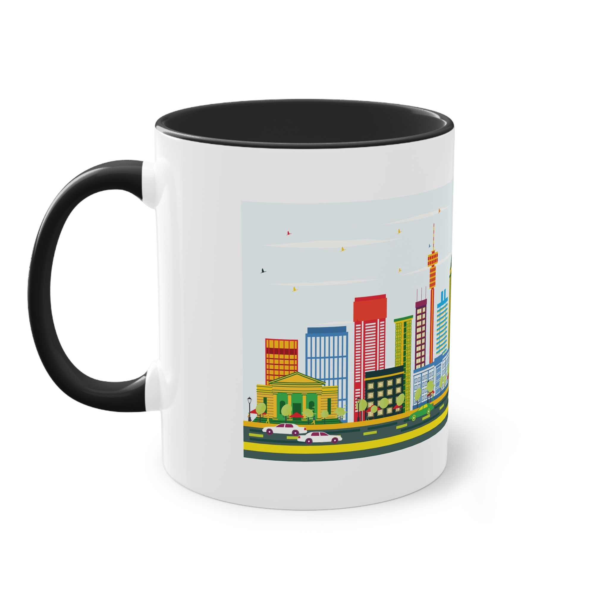Johannesburg Color Two Tone Coffee Mug 11oz - Image 11