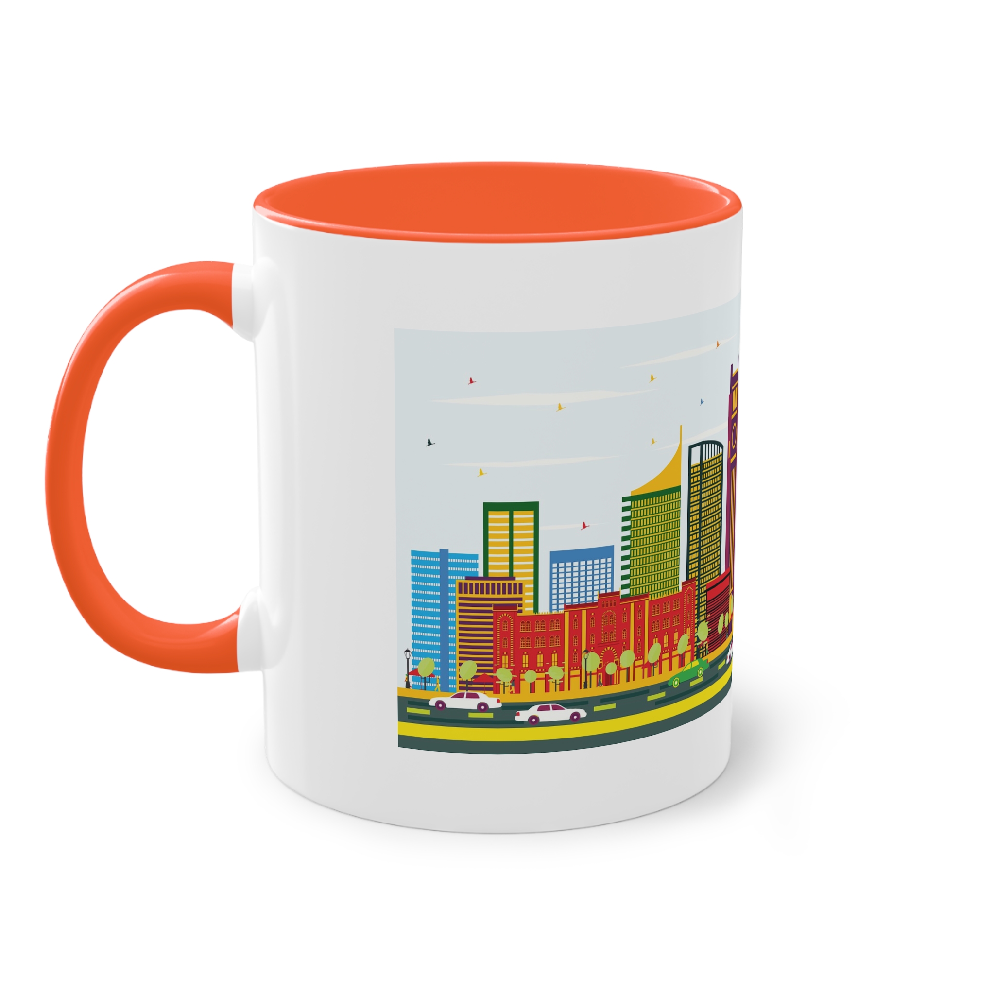 Beirut Color Two Tone Coffee Mug 11oz - Image 15