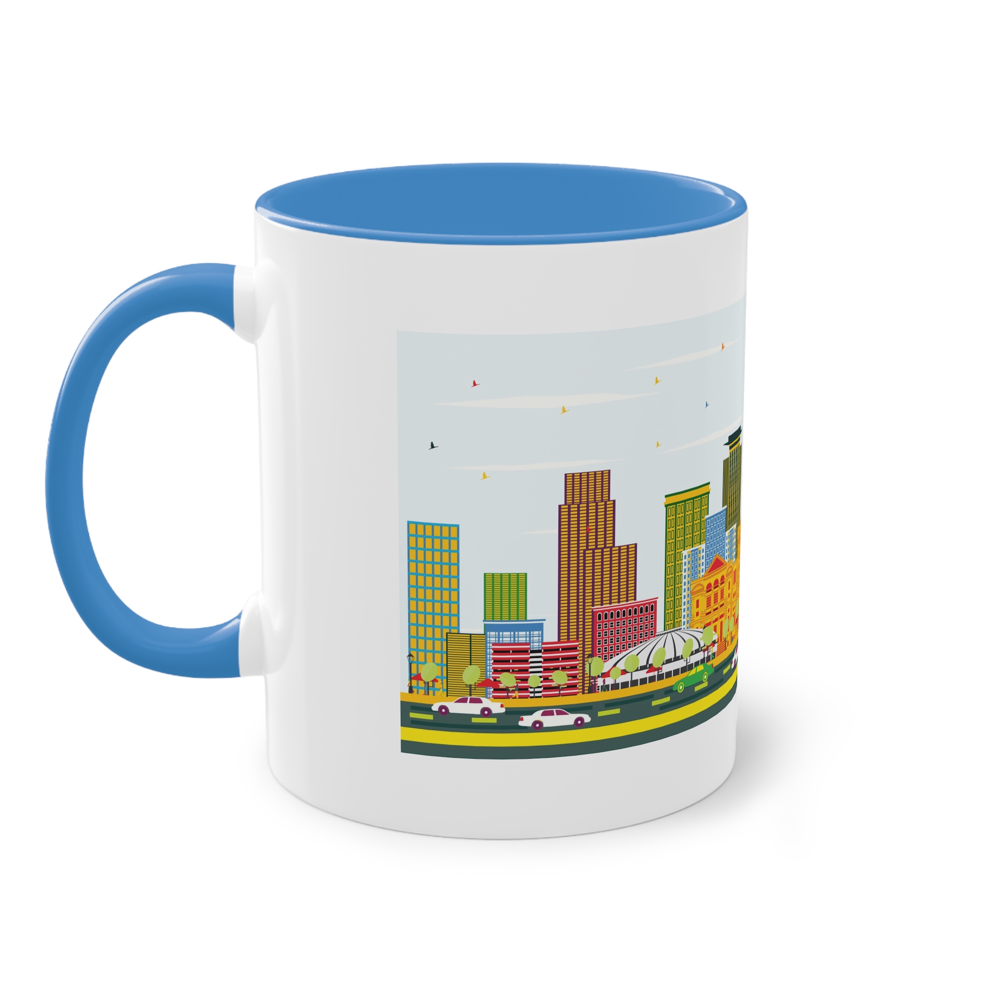 Fort Worth Color Two Tone Coffee Mug 11oz - Image 35