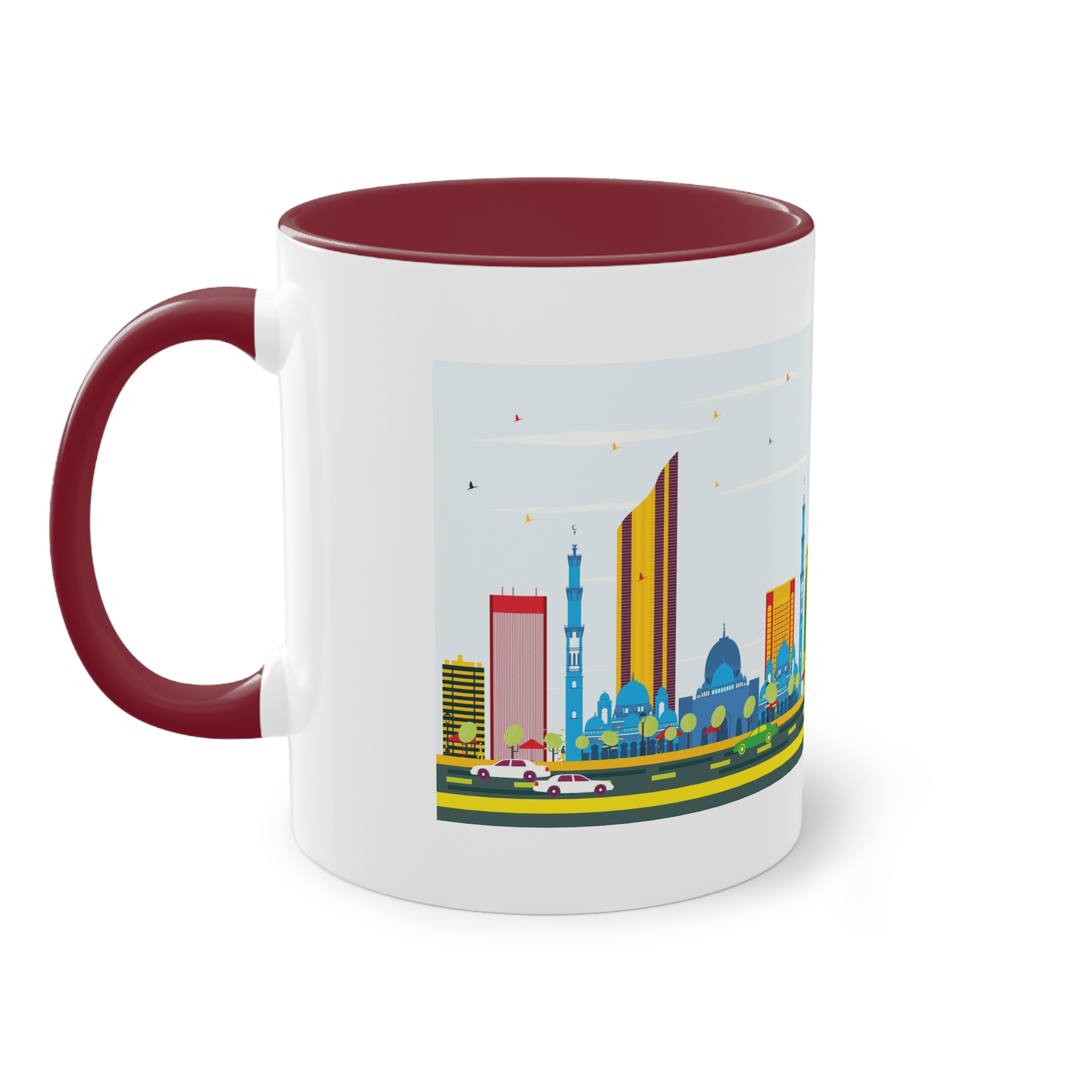 Abu Dhabi Color Two Tone Coffee Mug 11oz - Image 7