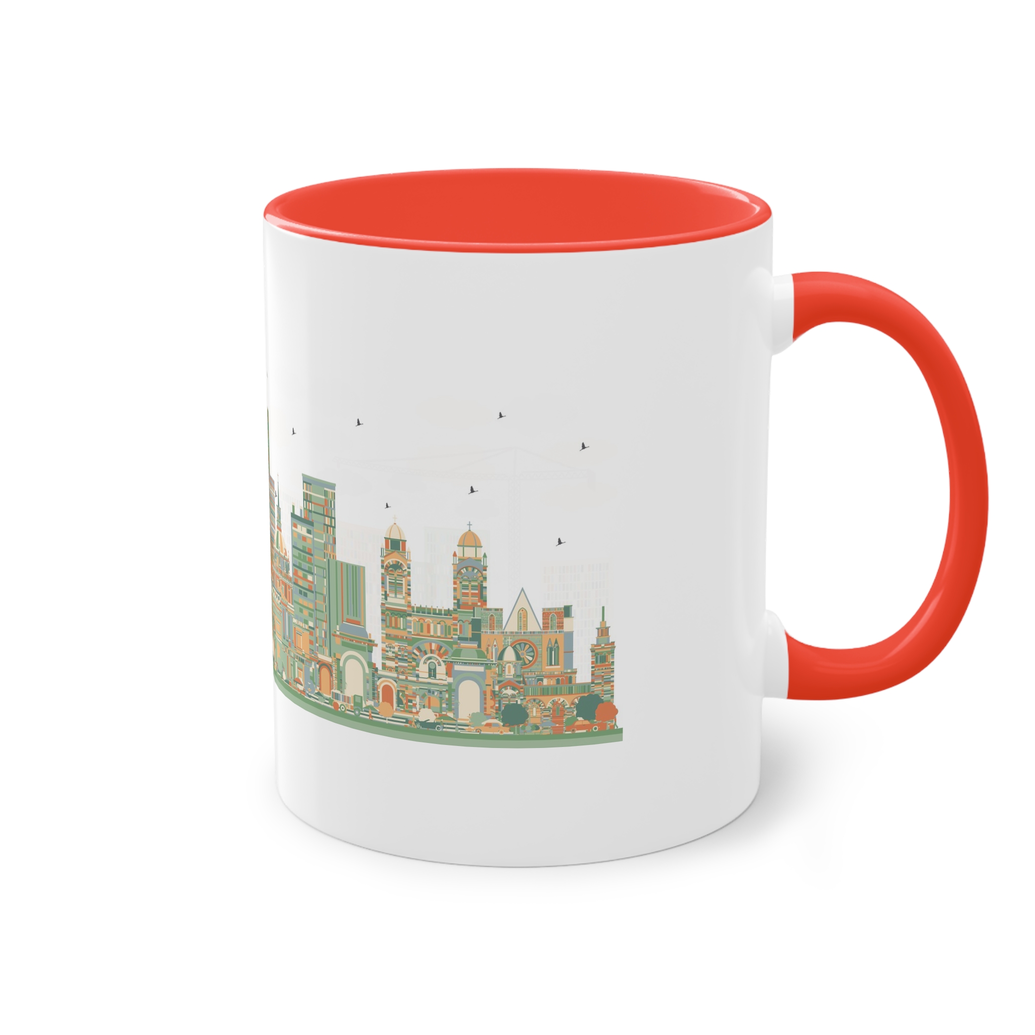 France Ver 1 Two Tone Coffee Mug 11oz - Image 4
