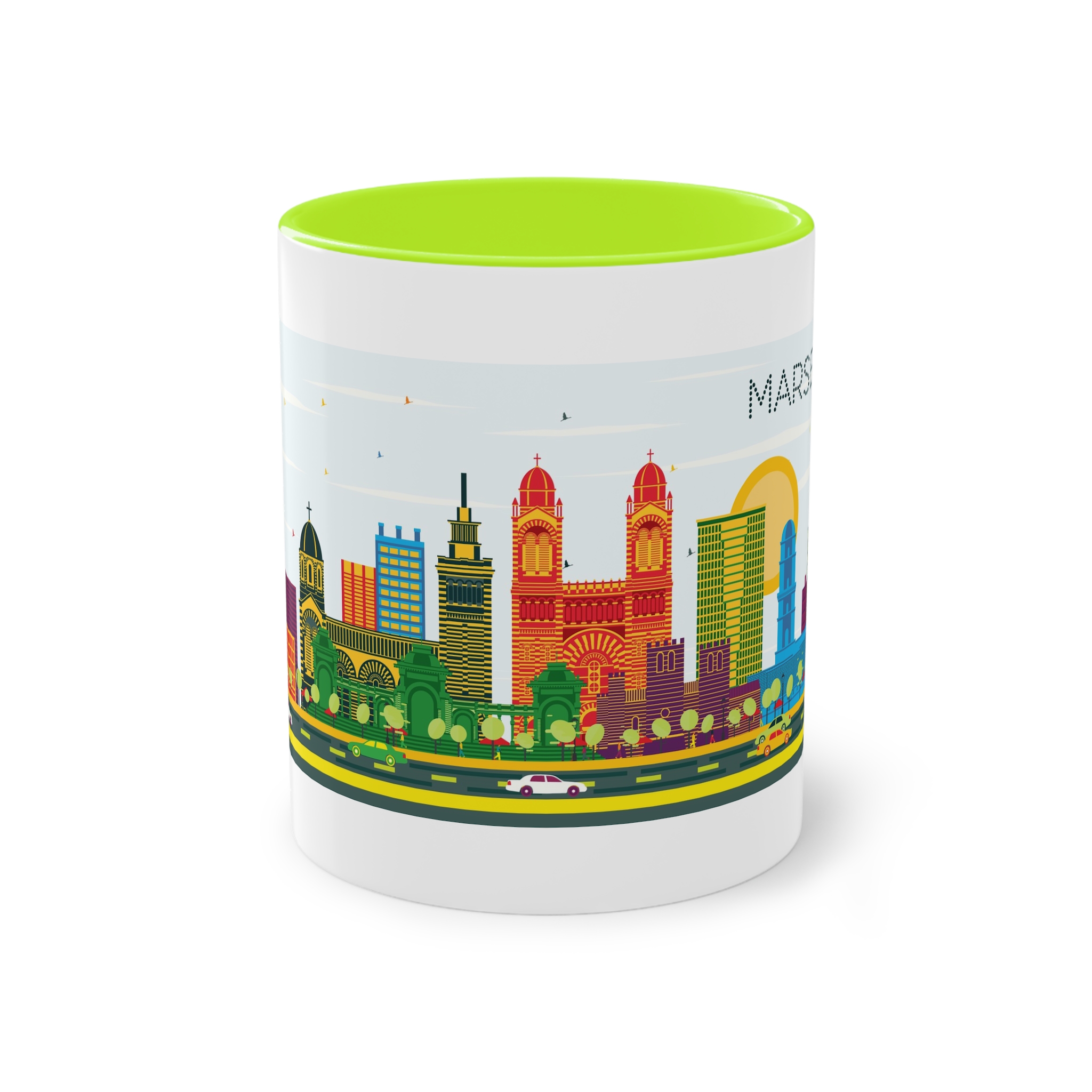 Marseille Color Two Tone Coffee Mug 11oz - Image 25