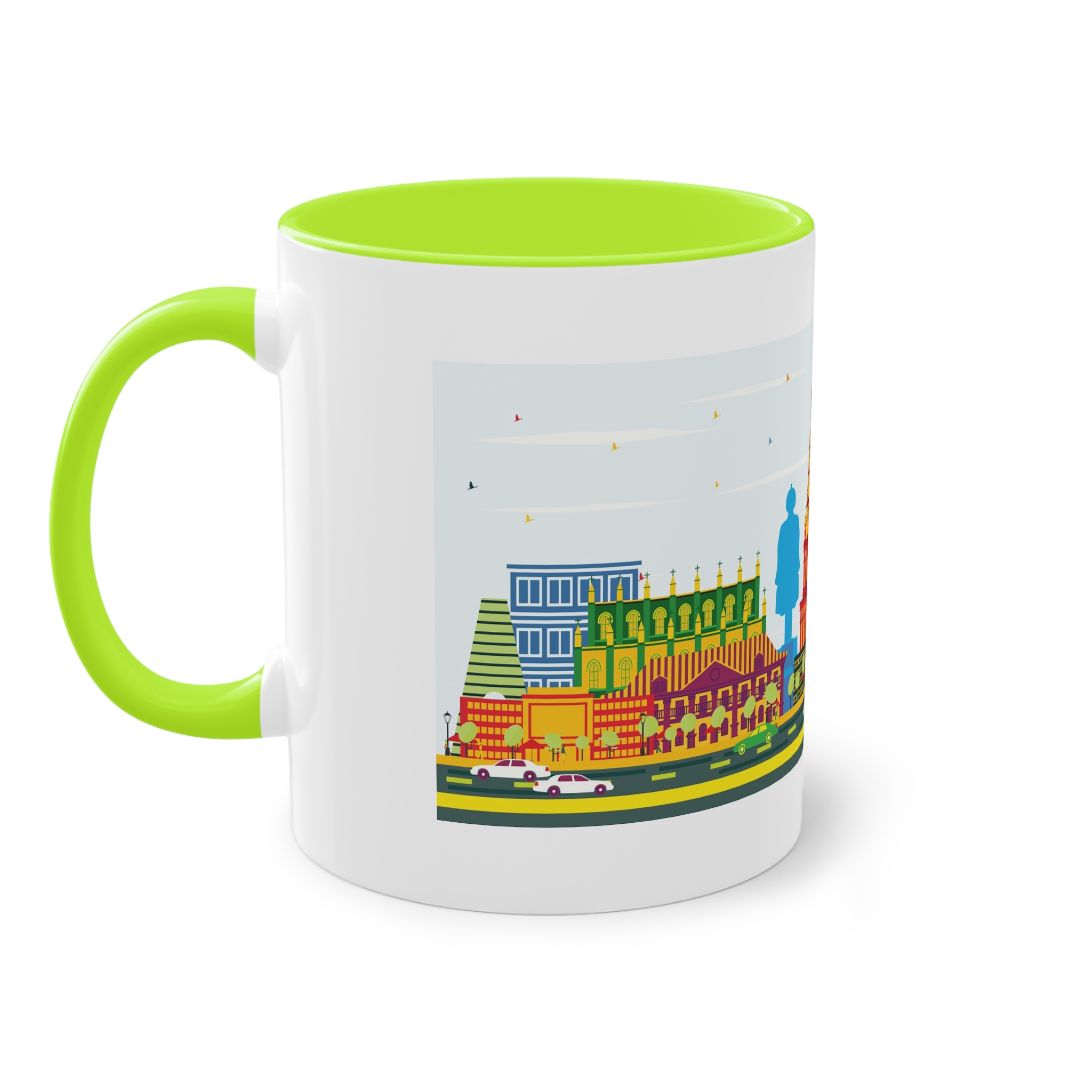 Visakhapatnam Color Two Tone Coffee Mug 11oz - Image 27