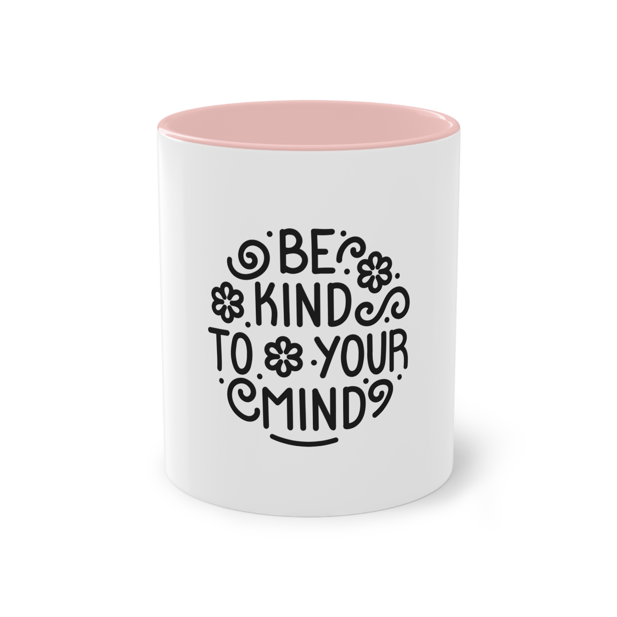 Be Kind To You Mind Two Tone Coffee Mug 11oz - Image 45