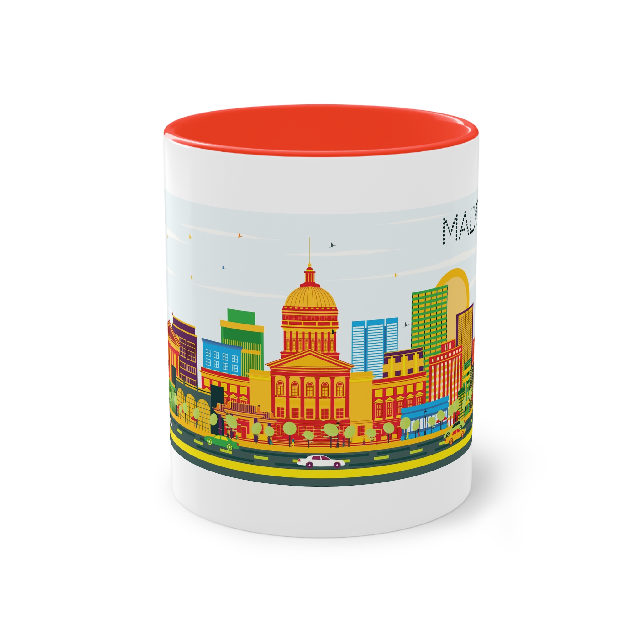 Madison Color Two Tone Coffee Mug 11oz