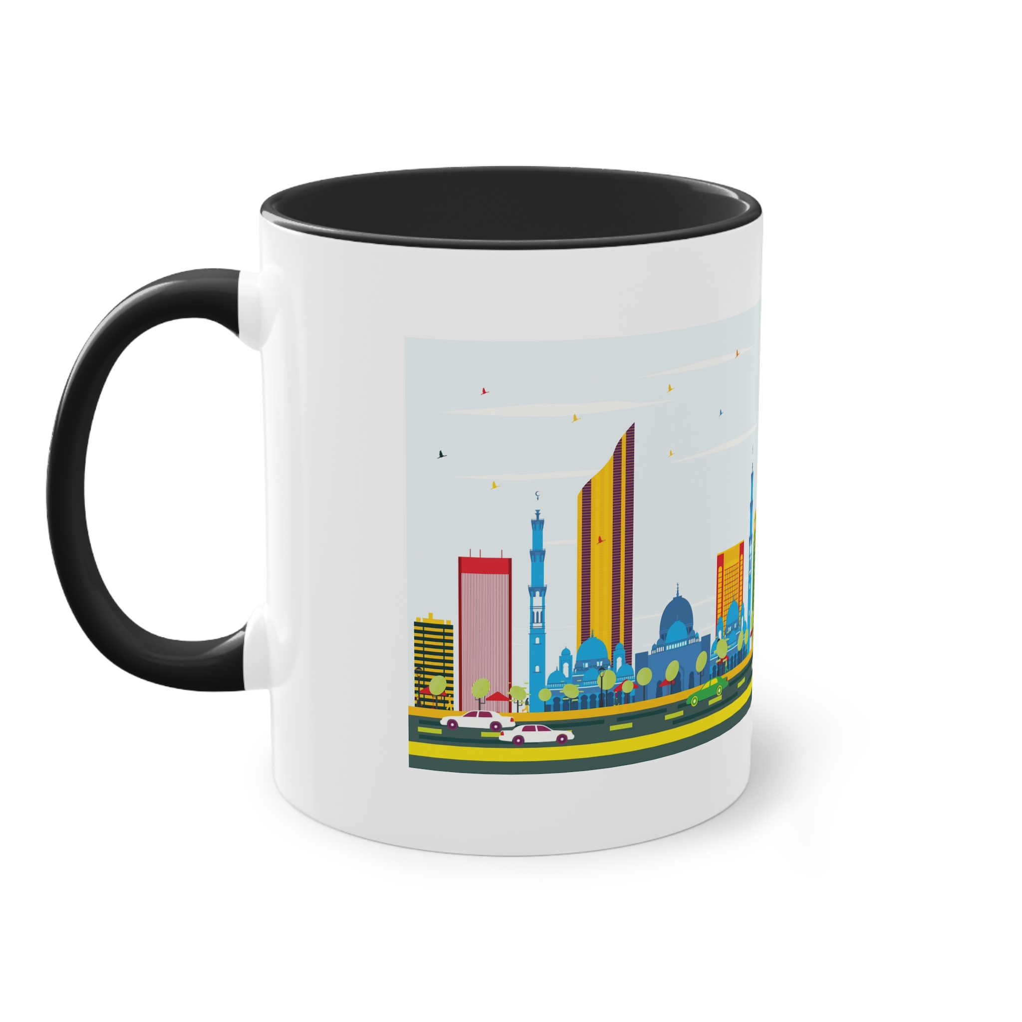 Abu Dhabi Color Two Tone Coffee Mug 11oz - Image 11