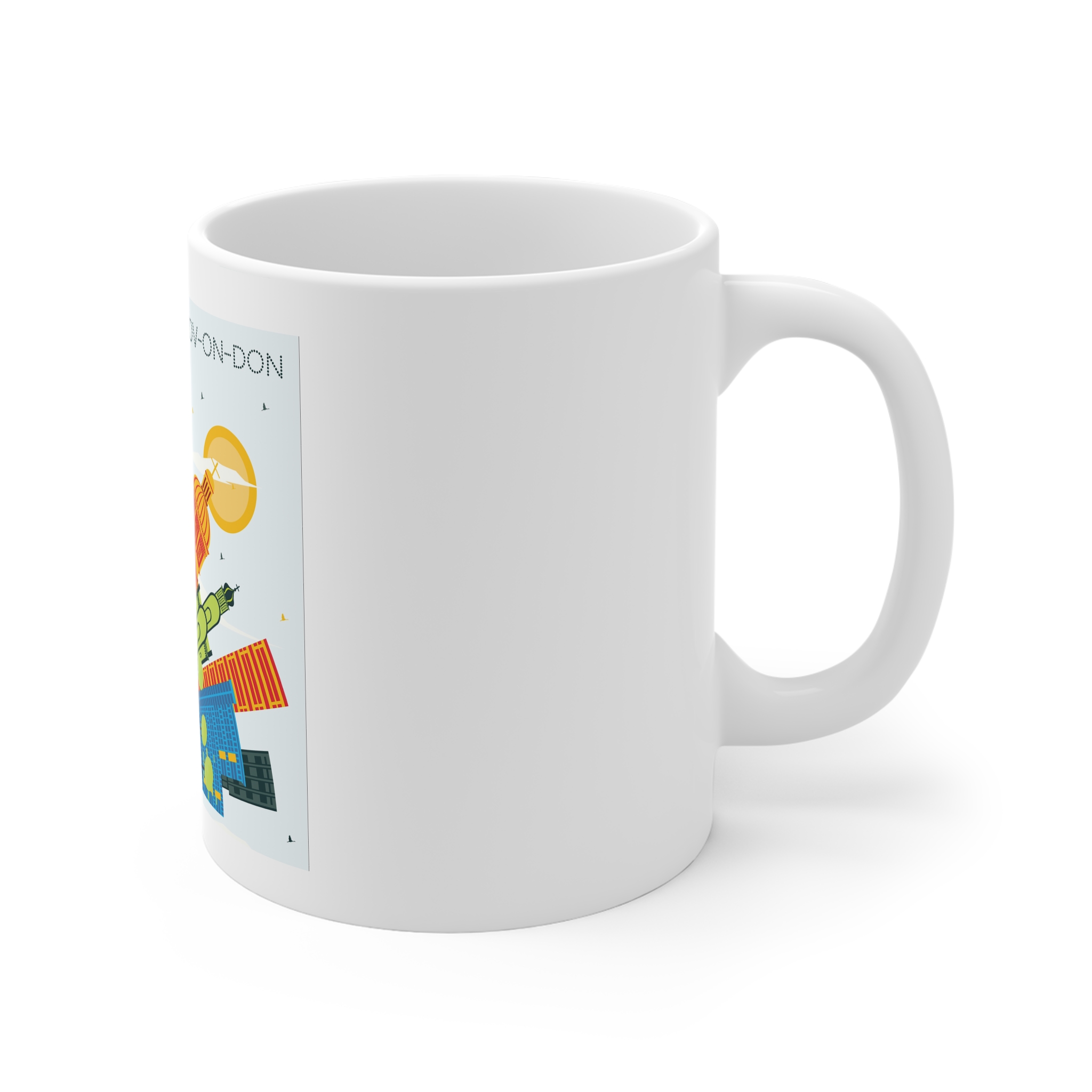 Rostov On Don Color Corner Cloud 11oz White Mug - Image 3